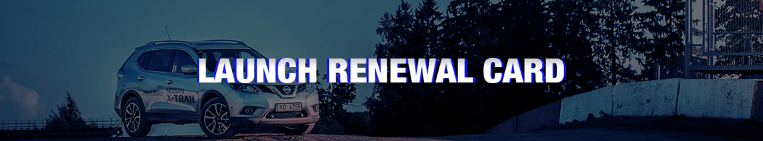 LAUNCH Renewal Card: X431 Software Update Subscriptions