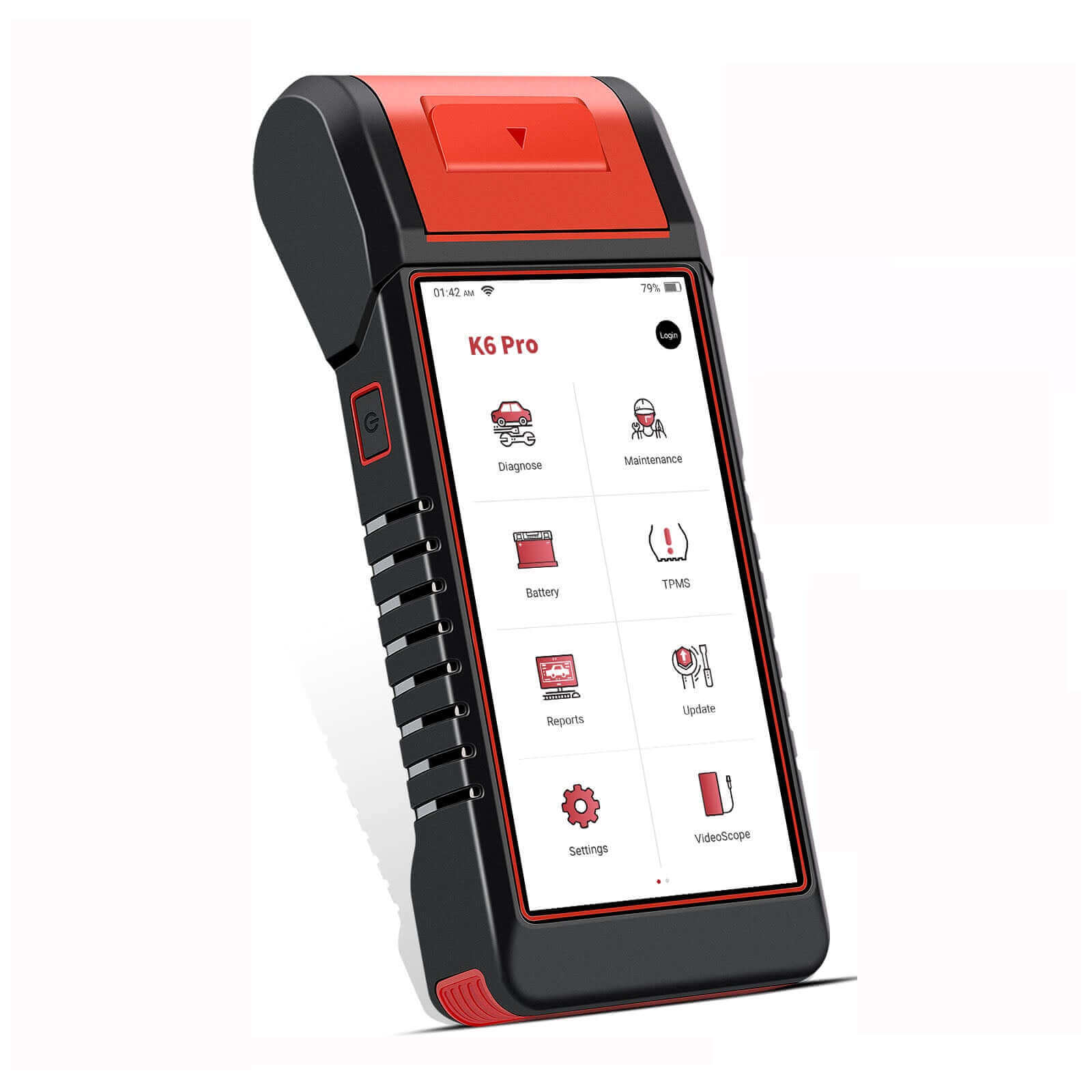 KINGBOLEN® K6 PRO All Systems Battery Tester TPMS Printer Diagnostic Scanner with 2 Years Free update K7 upgrate version