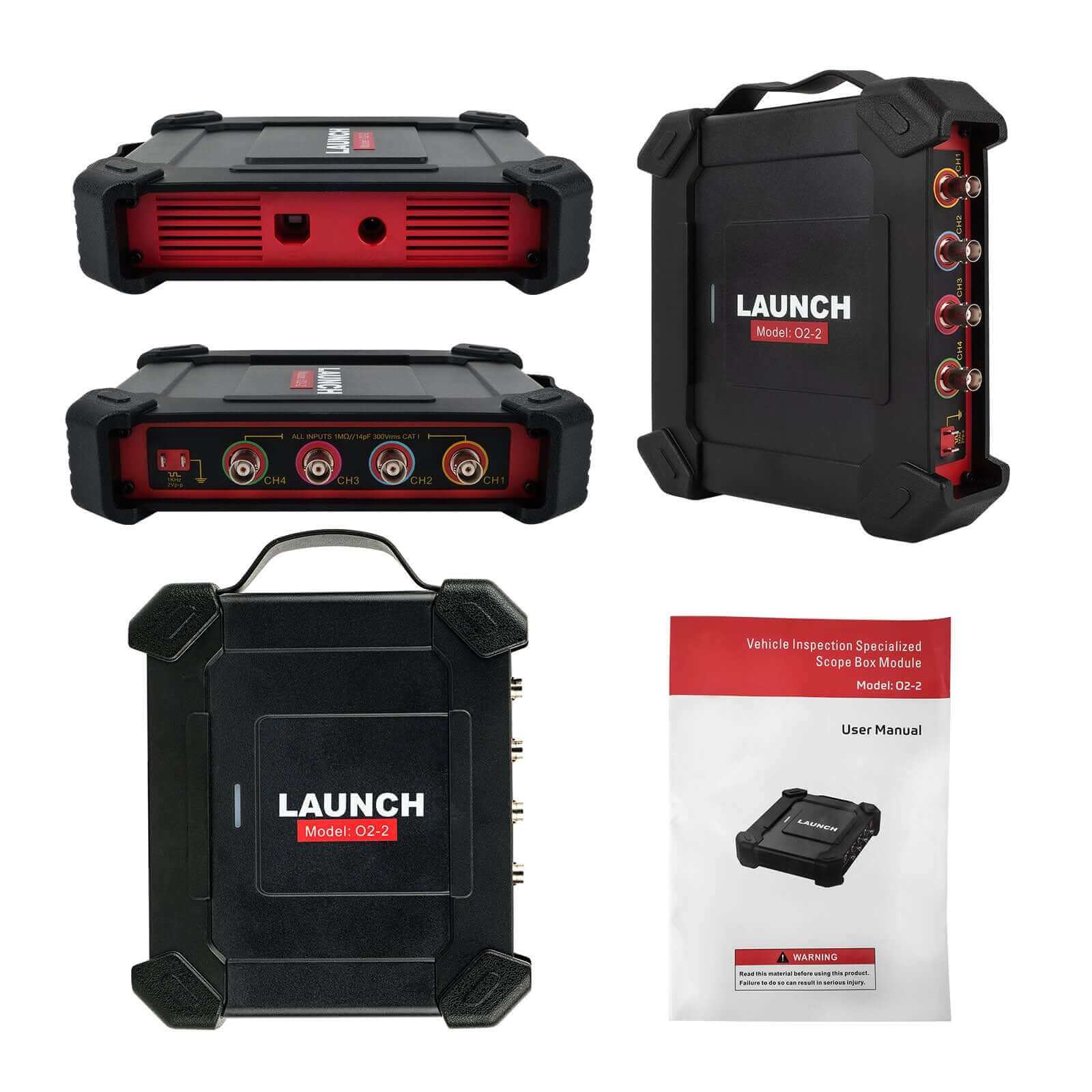 LAUNCH® x431 02-2 Scope Box Oscilloscope (4 Channels) Compatible With The X-431
