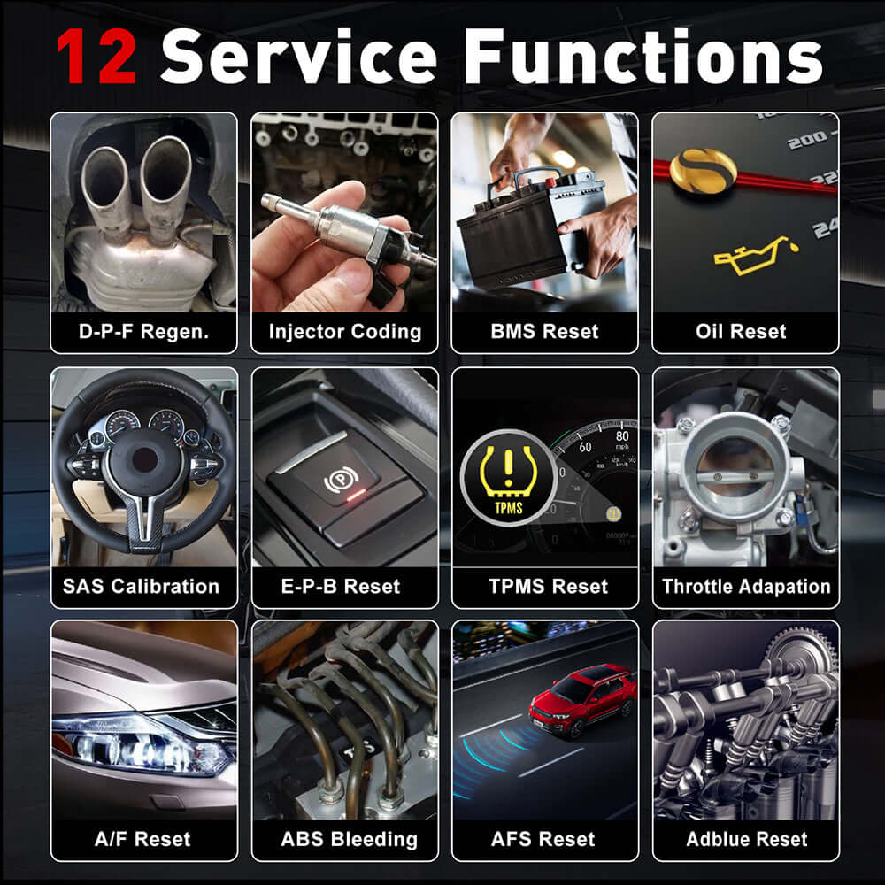 2025 LAUNCH CRP129I V2.0 Elite OBD2 Scanner – FCA AutoAuth, Engine/ABS/SRS/Transmission Code Reader with 12 Resets & Injector Coding, Lifetime Updates