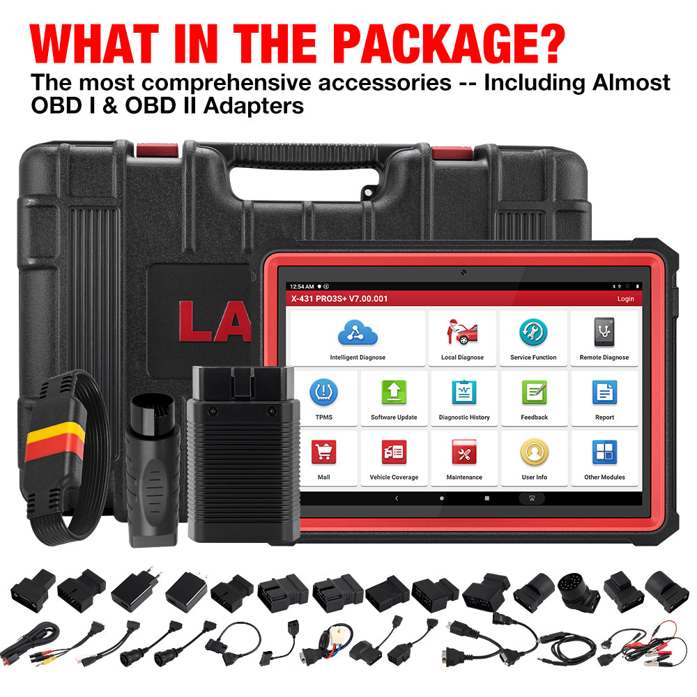 2025 LAUNCH X431 PRO3S+ V2.0 – Advanced Bi-Directional Diagnostic Scanner with ECU Coding & Topology