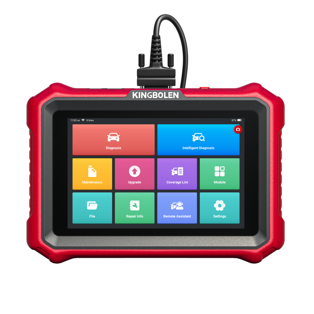 KINGBOLEN K8 Elite OBD2 Scanner with Lifetime Free Updates, 8" Wireless Diagnostic Tool, ECU Coding, Bi-Directional, 34+ Reset, CANFD, DOIP, FCA AutoAuth