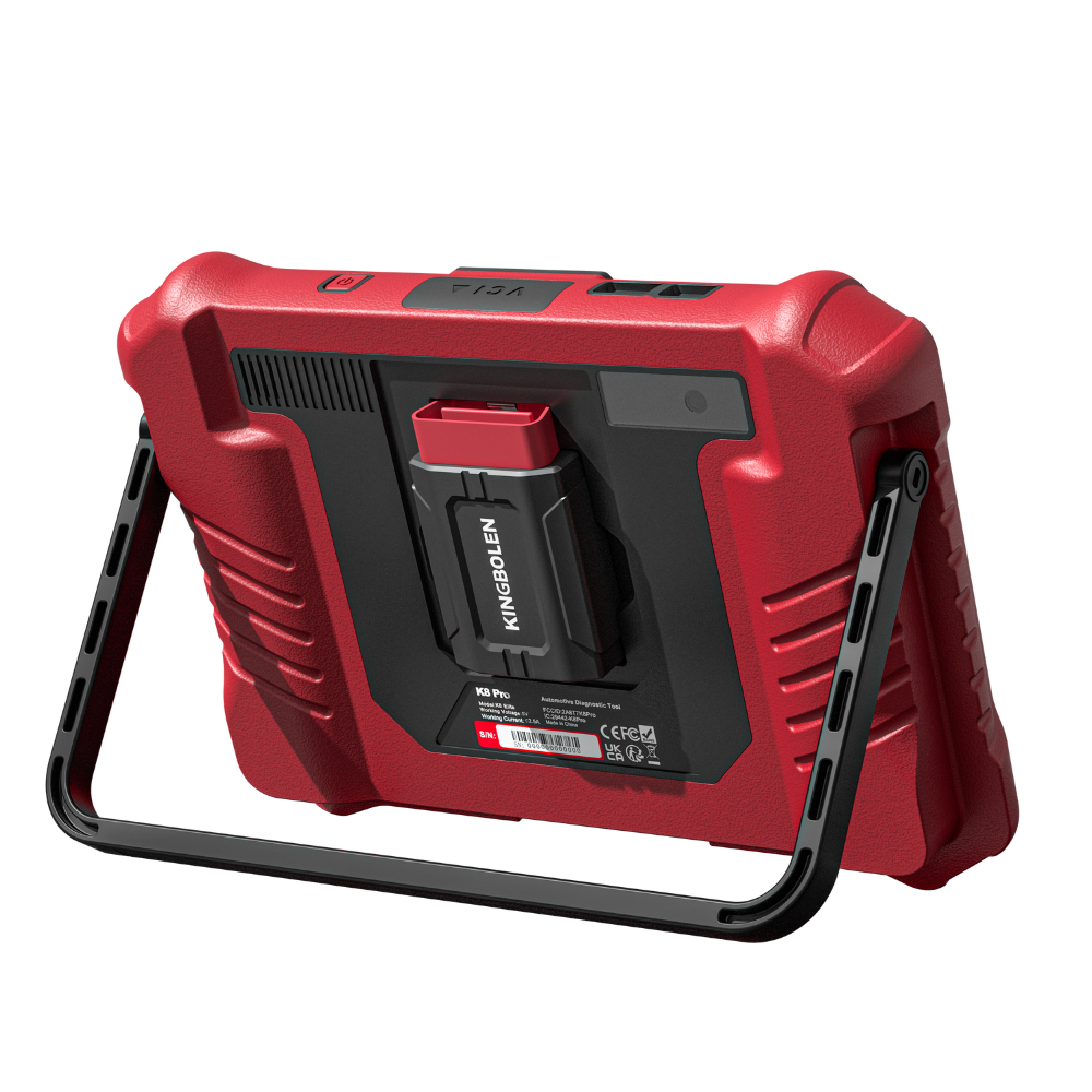 KINGBOLEN K8 PRO OE-LEVEL Car Diagnostic Tool with Lifetime Free Updates, Bluetooth 8" Wireless Scanner, ECU Coding, Bi-Directional, 34+ Reset, CANFD, DOIP, FCA AutoAuth