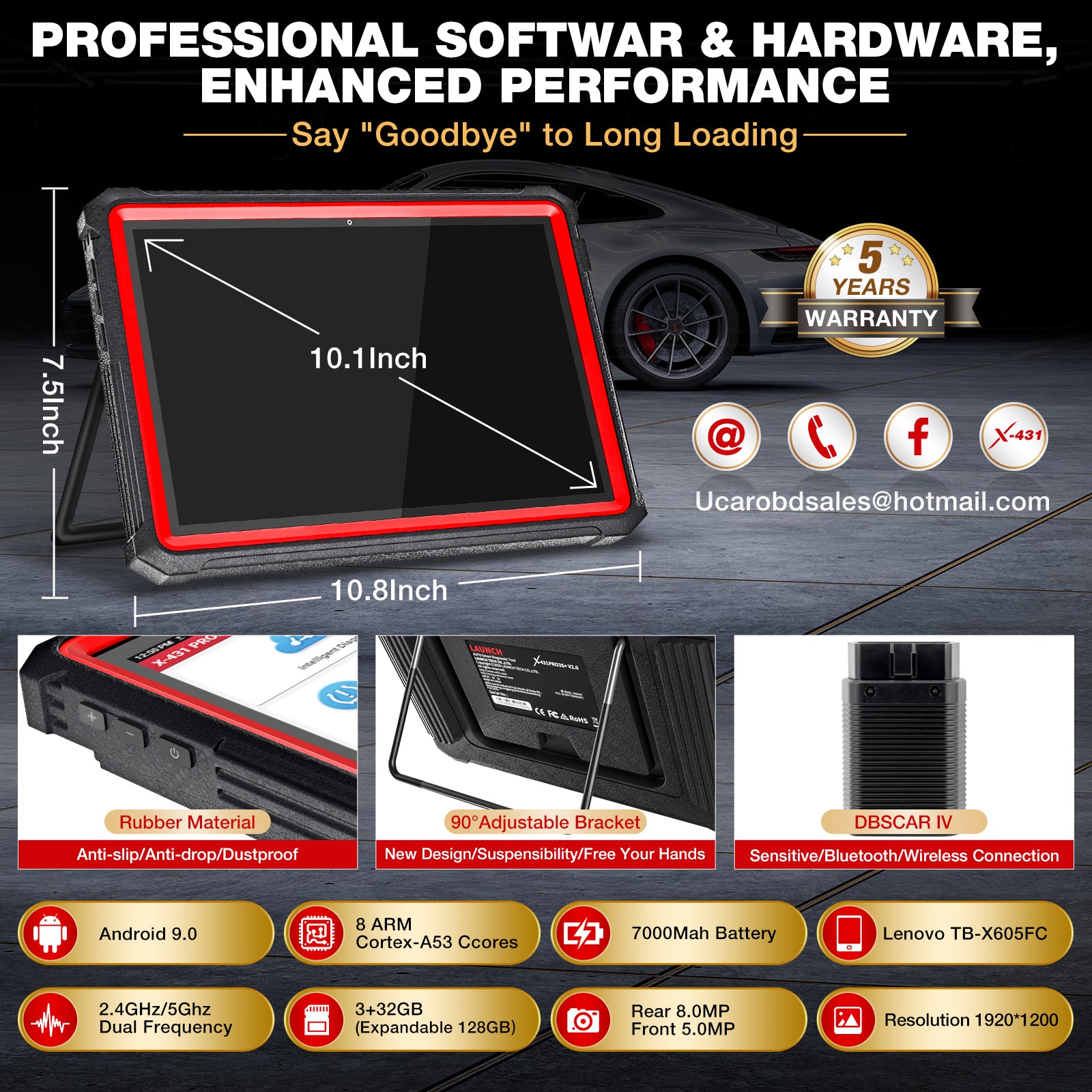 2025 LAUNCH X431 PRO3S+ V2.0 – Advanced Bi-Directional Diagnostic Scanner with ECU Coding & Topology