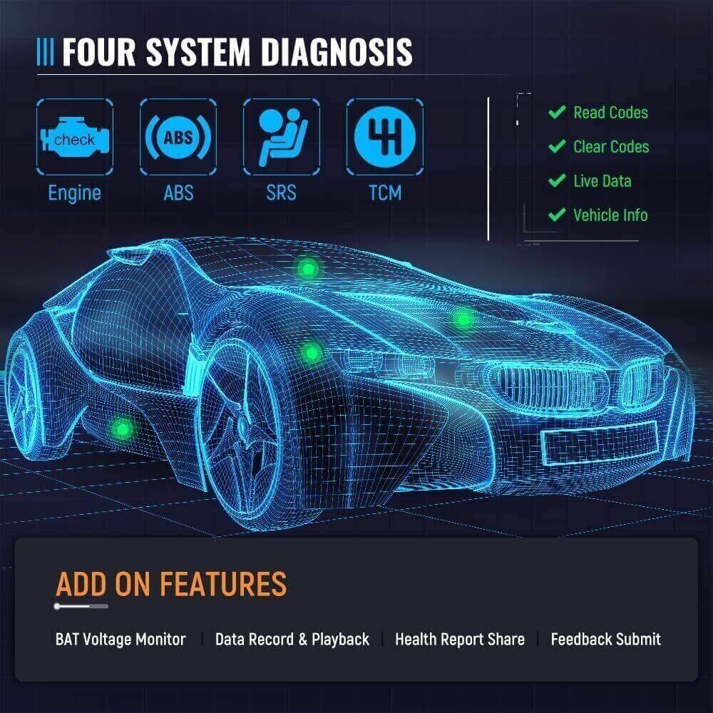 2025 Launch CRP129i OBD2 Car Scanner Engine ABS SRS SAS TPMS EPB Diagnostic Tool