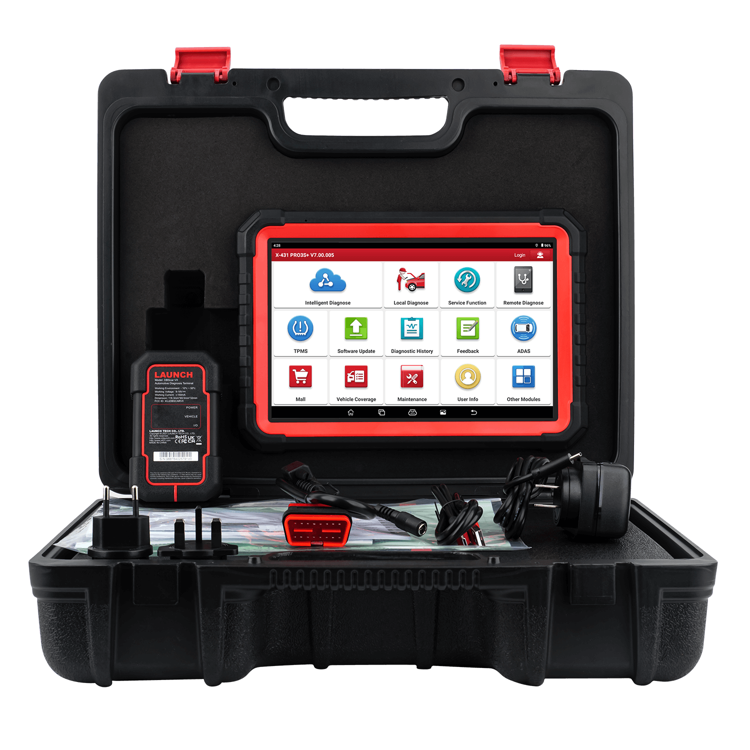 2025 LAUNCH® X431 PRO3S+ V5.0 10.1’ INCH Full System Car Diagnostic Tools with CAN FD, OBD/OBD2 Full System Scanner & Topology Map