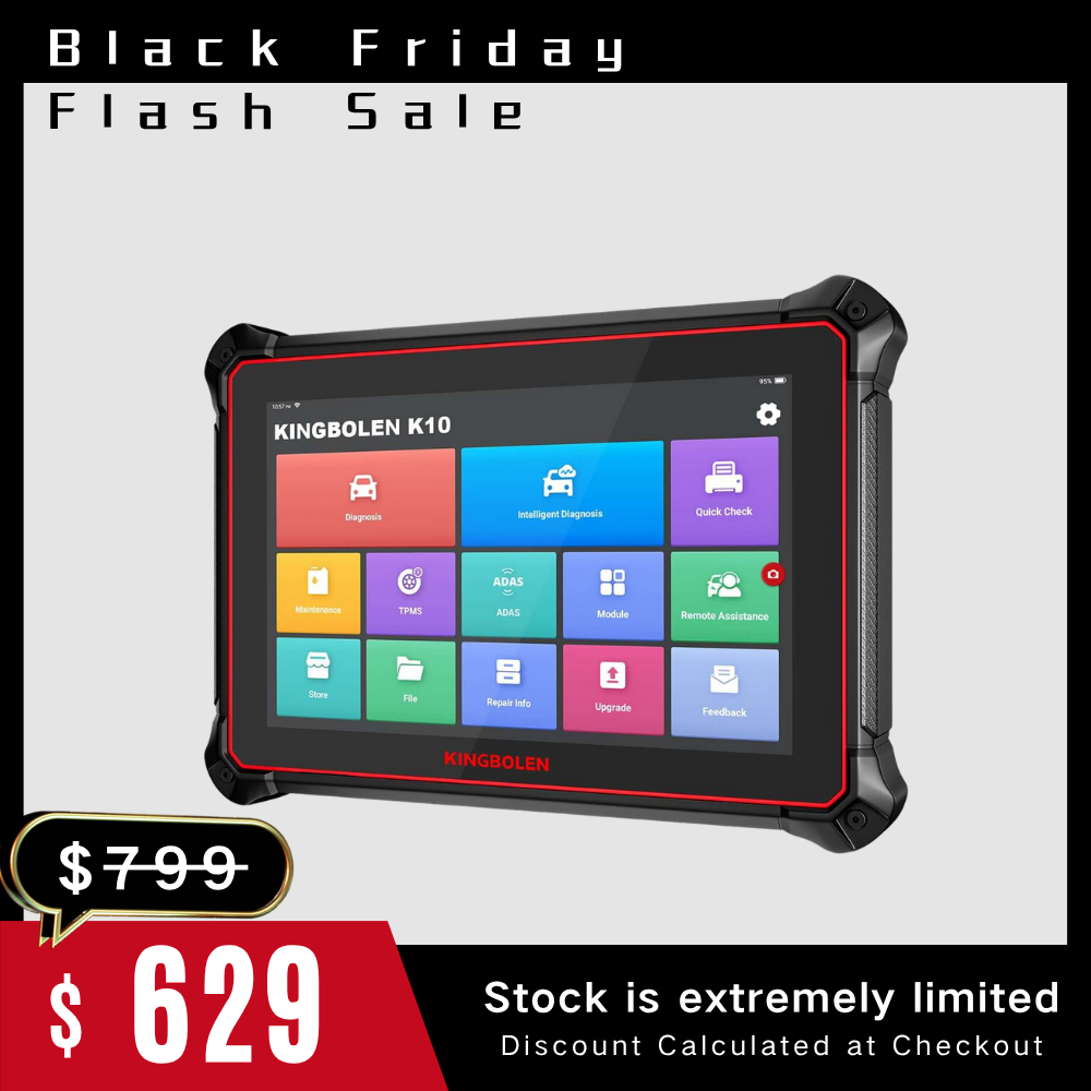 KINGBOLEN® K10 All Systems ECU Coding And Bidirectional Test OBD2 Scanner