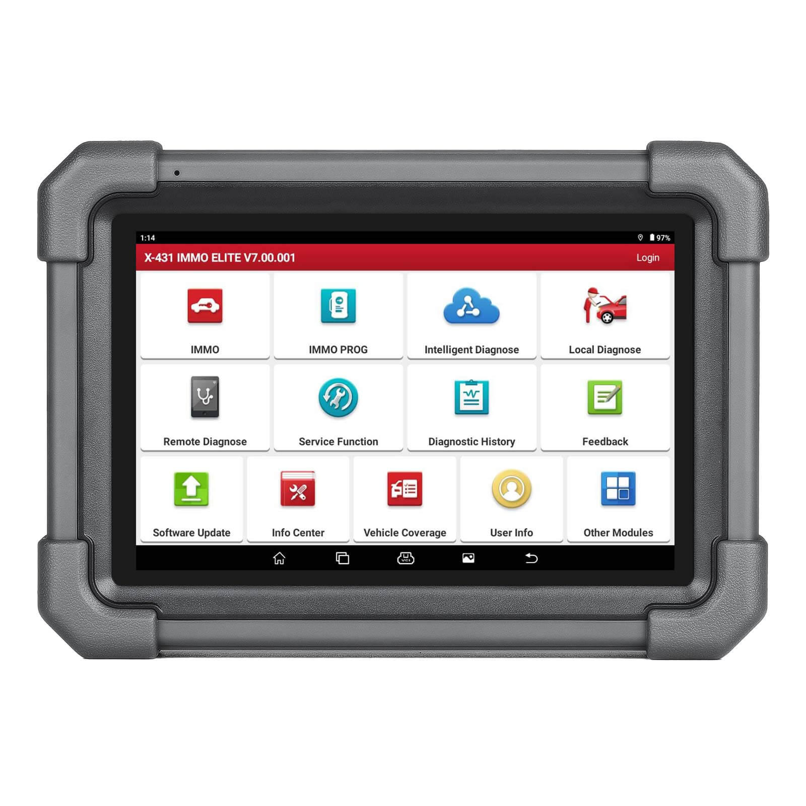 LAUNCH® X431 IMMO Elite Key Programmer All System With 40+ Reset Service Diagnostic Tool Support CANFD & DOIP