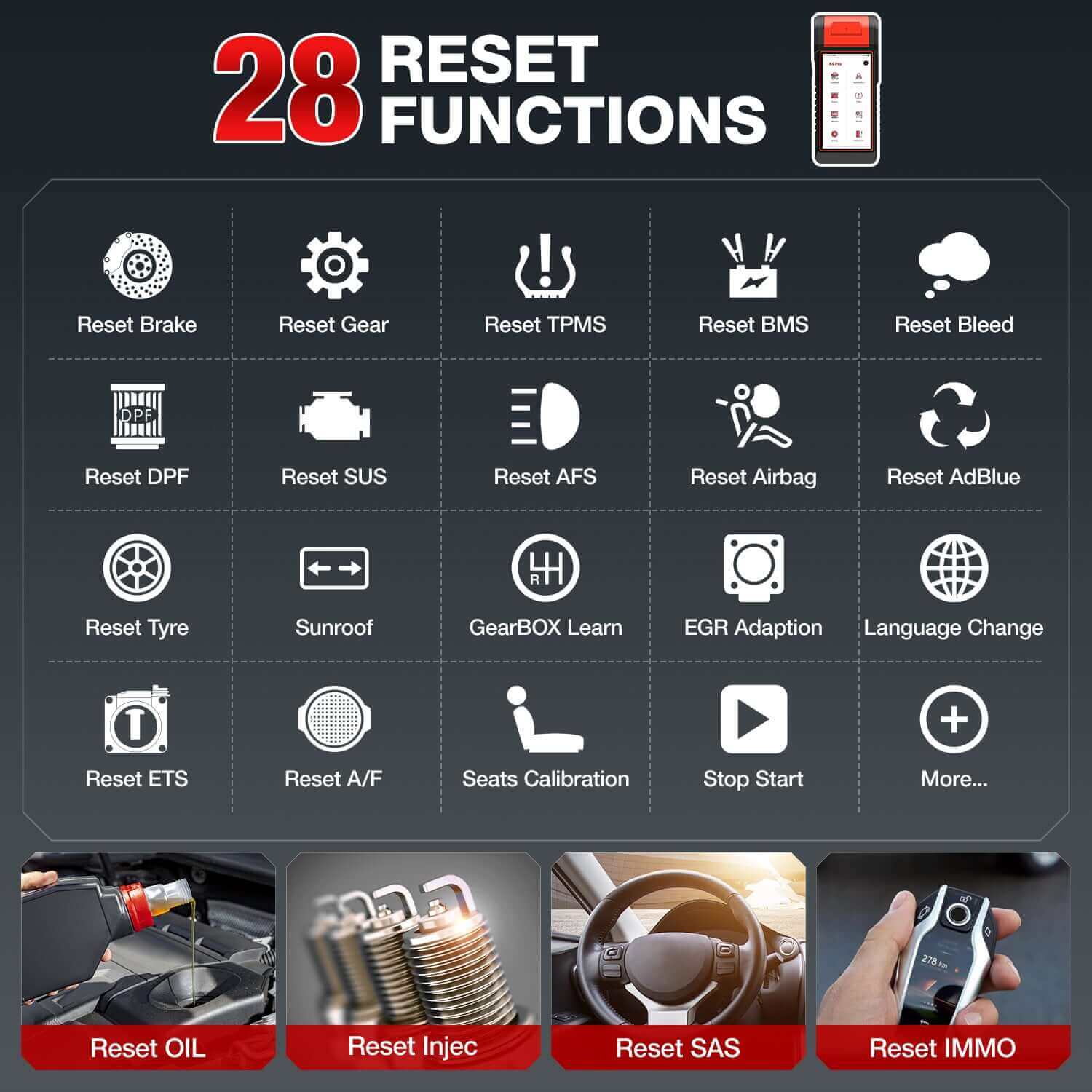 KINGBOLEN® K6 PRO All Systems Battery Tester TPMS Printer Diagnostic Scanner with 2 Years Free update K7 upgrate version