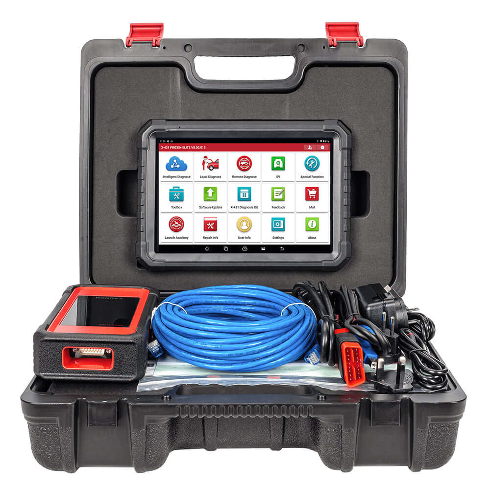 LAUNCH 2025 X431 PRO3S+ Elite SmartlinkC 2.0 Car & HD Truck Bi-Directional and ECU Coding Diagnostic Scan Tool with J2534 Coding,Topology Map