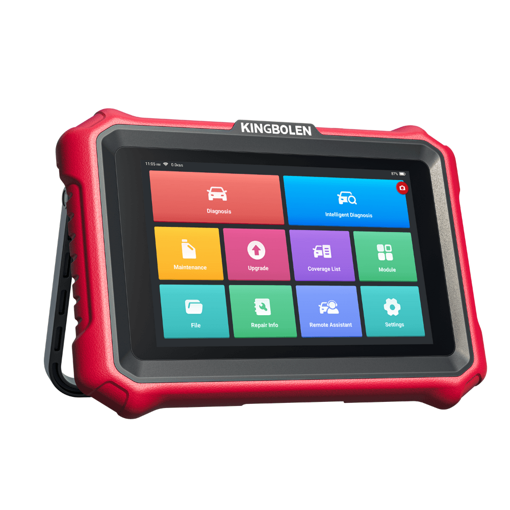 KINGBOLEN K8 PRO:OE-LEVEL Car Diagnostic Tool with Lifetime Free Updates, Bluetooth 8" Wireless Scanner, ECU Coding, Bi-Directional, 34+ Reset, CANFD, DOIP, FCA AutoAuth