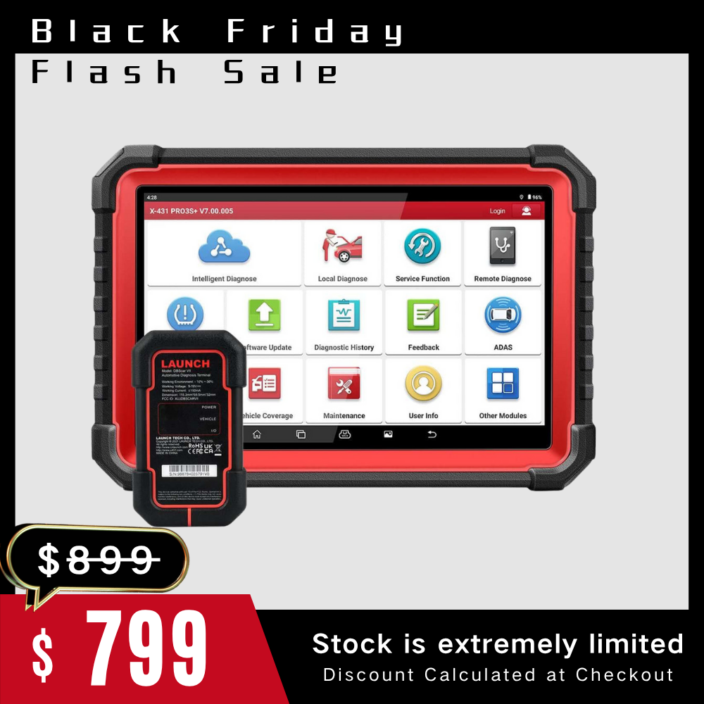 2025 LAUNCH® X431 PRO3S+ V5.0 10.1’ INCH Full System Car Diagnostic Tools with CAN FD, OBD/OBD2 Full System Scanner & Topology Map