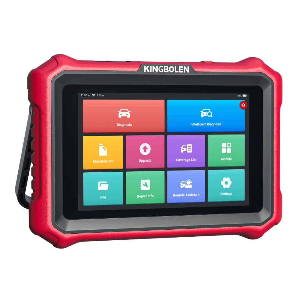 KINGBOLEN K8 PRO OE-LEVEL Car Diagnostic Tool with Lifetime Free Updates, Bluetooth 8" Wireless Scanner, ECU Coding, Bi-Directional, 34+ Reset, CANFD, DOIP, FCA AutoAuth