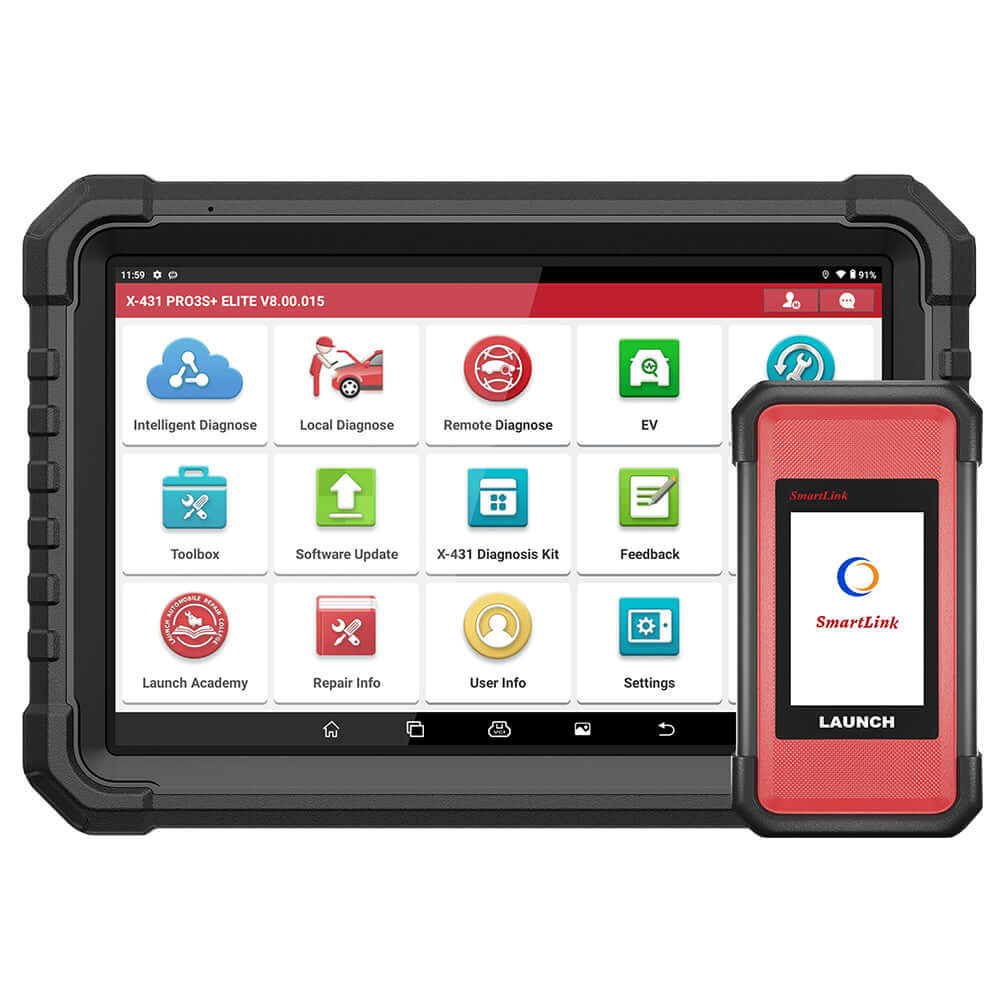 LAUNCH 2025 X431 PRO3S+ Elite SmartlinkC 2.0 Car & HD Truck Bi-Directional and ECU Coding Diagnostic Scan Tool with J2534 Coding,Topology Map