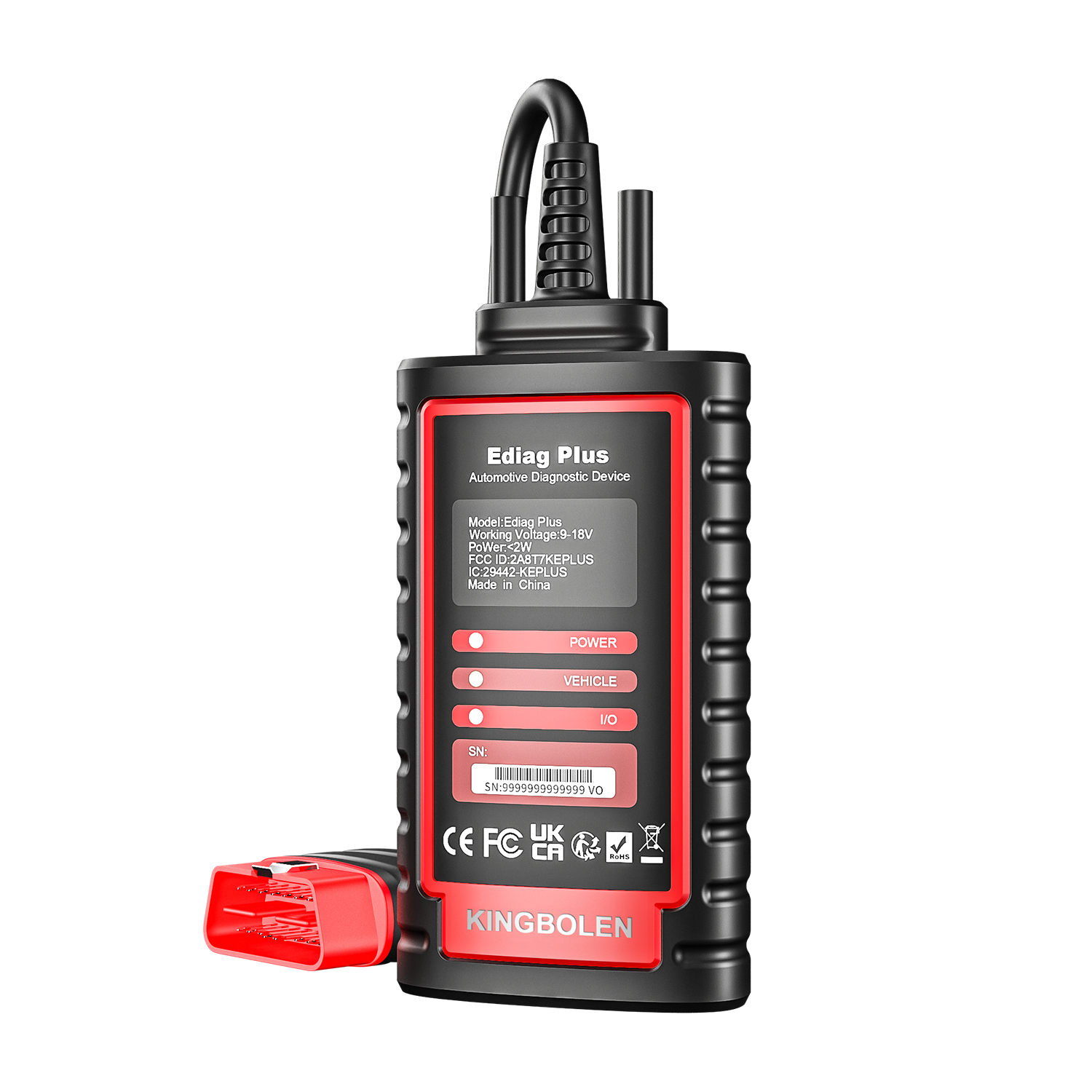 KINGBOLEN® Ediag Plus All Systems Bidirectional ECU Coding CAN-FD OBD2 Scanner