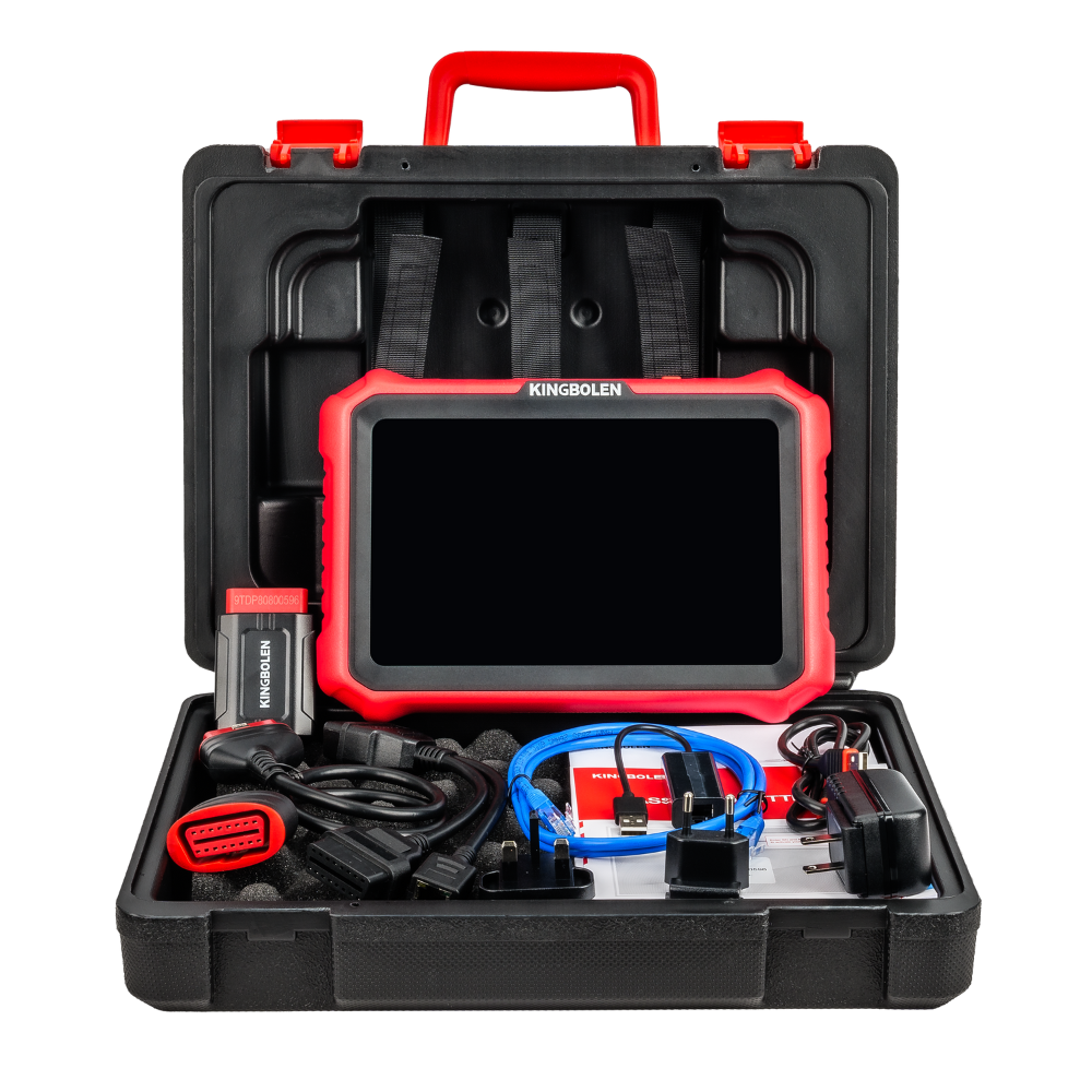 KINGBOLEN K8 PRO OE-LEVEL Car Diagnostic Tool with Lifetime Free Updates, Bluetooth 8" Wireless Scanner, ECU Coding, Bi-Directional, 34+ Reset, CANFD, DOIP, FCA AutoAuth