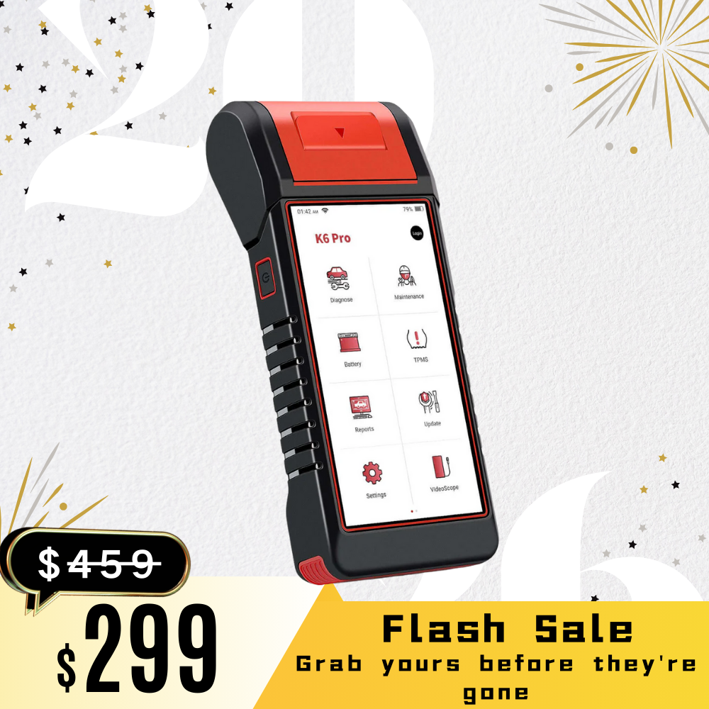 KINGBOLEN® K6 PRO All Systems Battery Tester TPMS Printer Diagnostic Scanner with 2 Years Free update K7 upgrate version