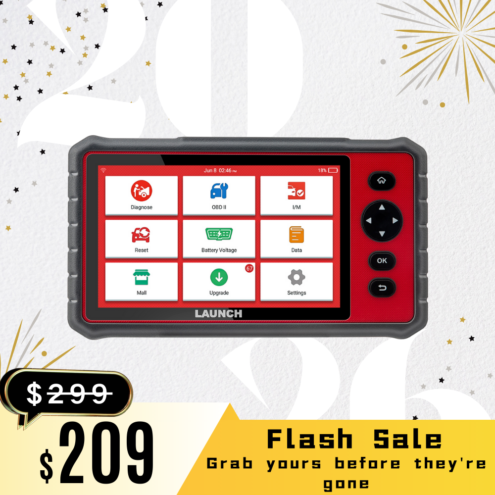 LAUNCH® CRP909E All Systems OBD2 Sanner with 28 Reset Functions