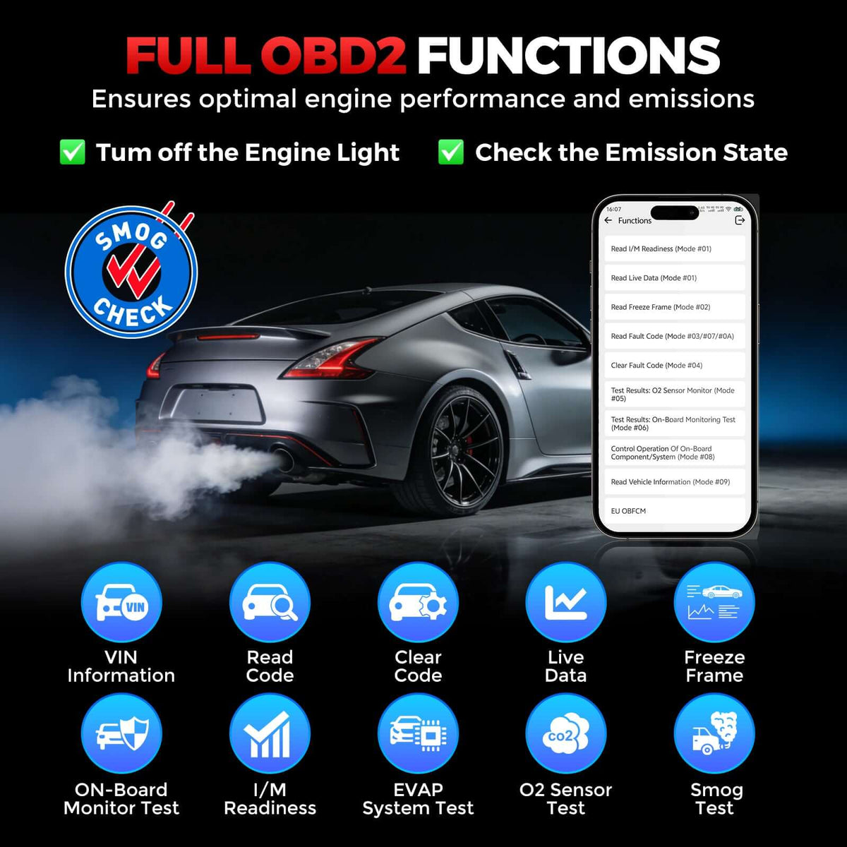 KINGBOLEN Ediag Link:All-System Diagnostic Tool with Bi-Directional Control & CAN FD/FCA Support