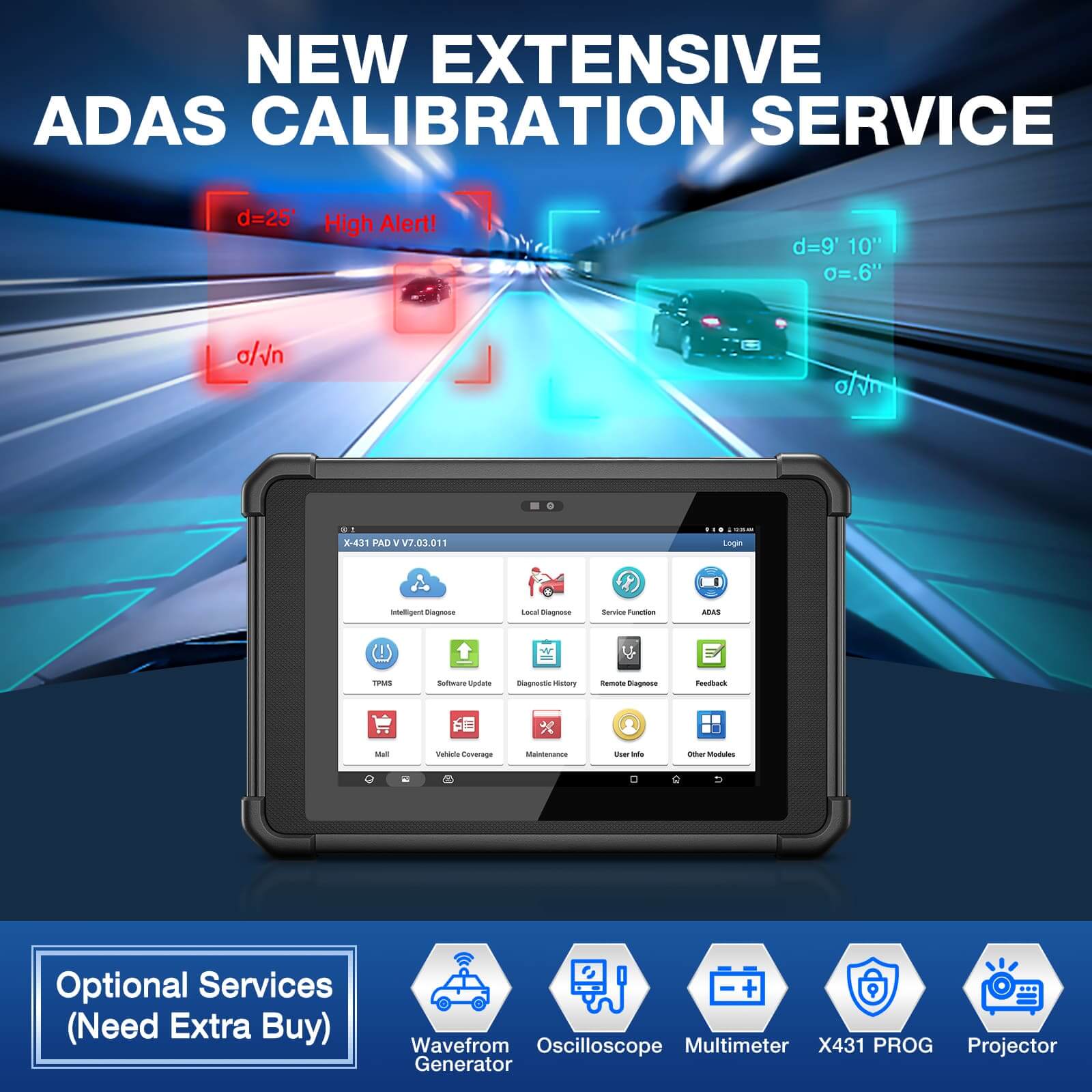 LAUNCH® X431 PAD V Elite Smartlink ECU Coding CAN-FD OBD2 Scanner
