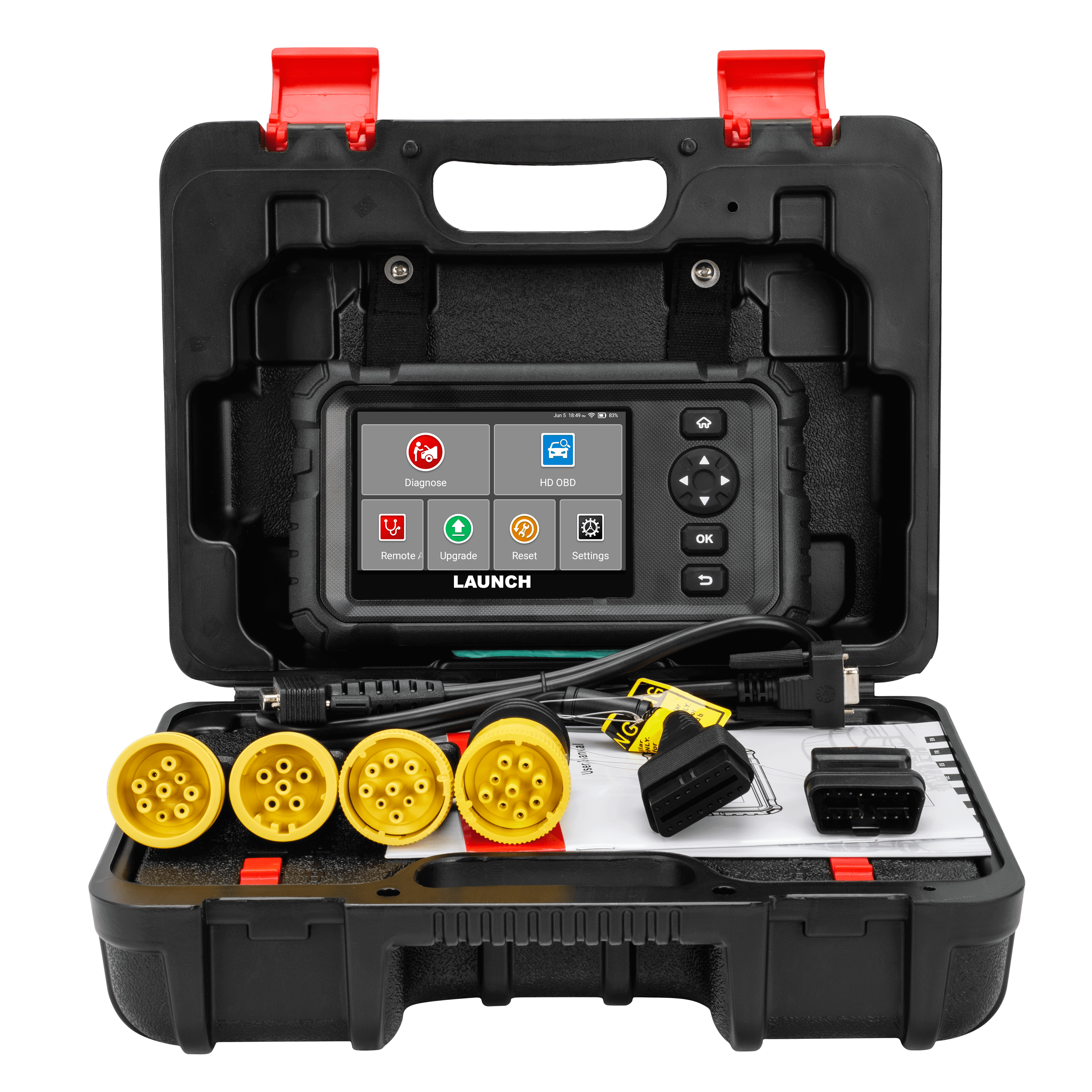 LAUNCH CRP129 HD Elite Heavy Duty Truck Full System Scanner with 7 Resets