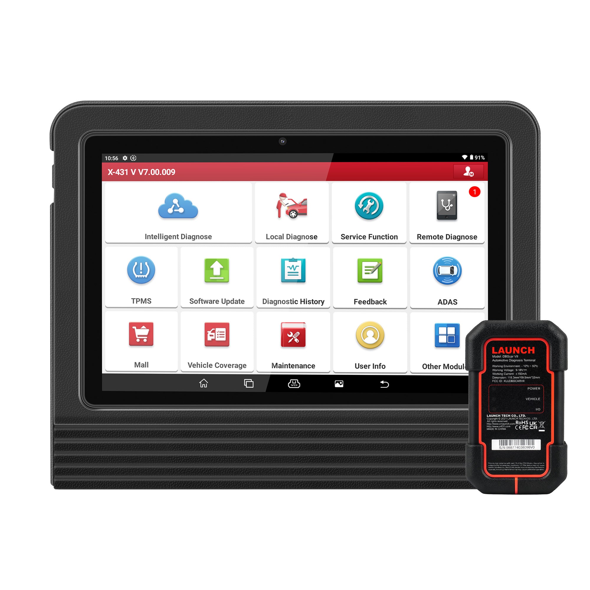 LAUNCH X431 PRO V5.0 2024 Diagnostic Scan Tool with CANFD for 2024 Models Same as X431 V+, ECU Coding Active Test 37+ Resets OEM Full System OBD2 Scanner, AutoAuth for FCA SGW, 2 Years Free Update