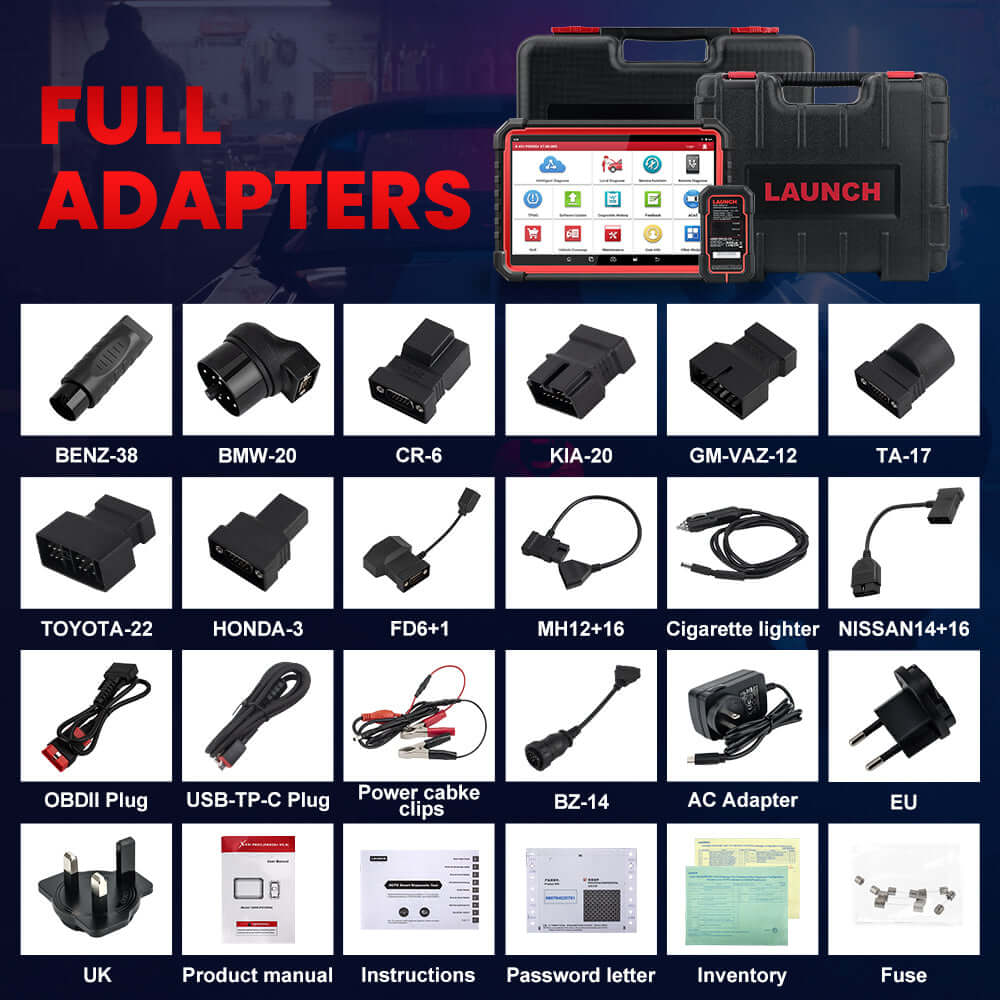 2025 LAUNCH® X431 PRO3S+ V5.0 10.1’ INCH Full System Car Diagnostic Tools with CAN FD, OBD/OBD2 Full System Scanner & Topology Map