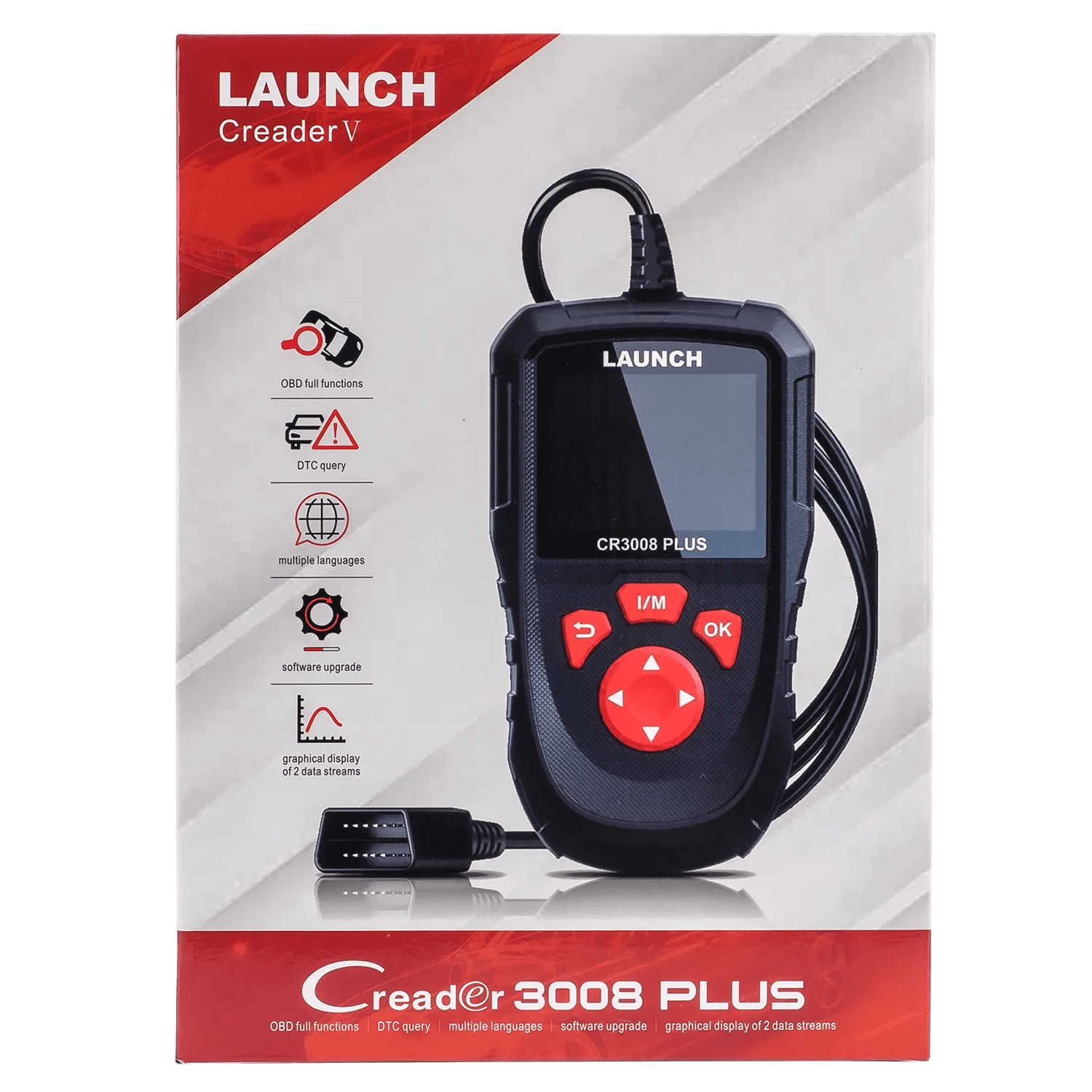 LAUNCH® Creader 3008 PLUS OBD2 Scanner Car Code Reader