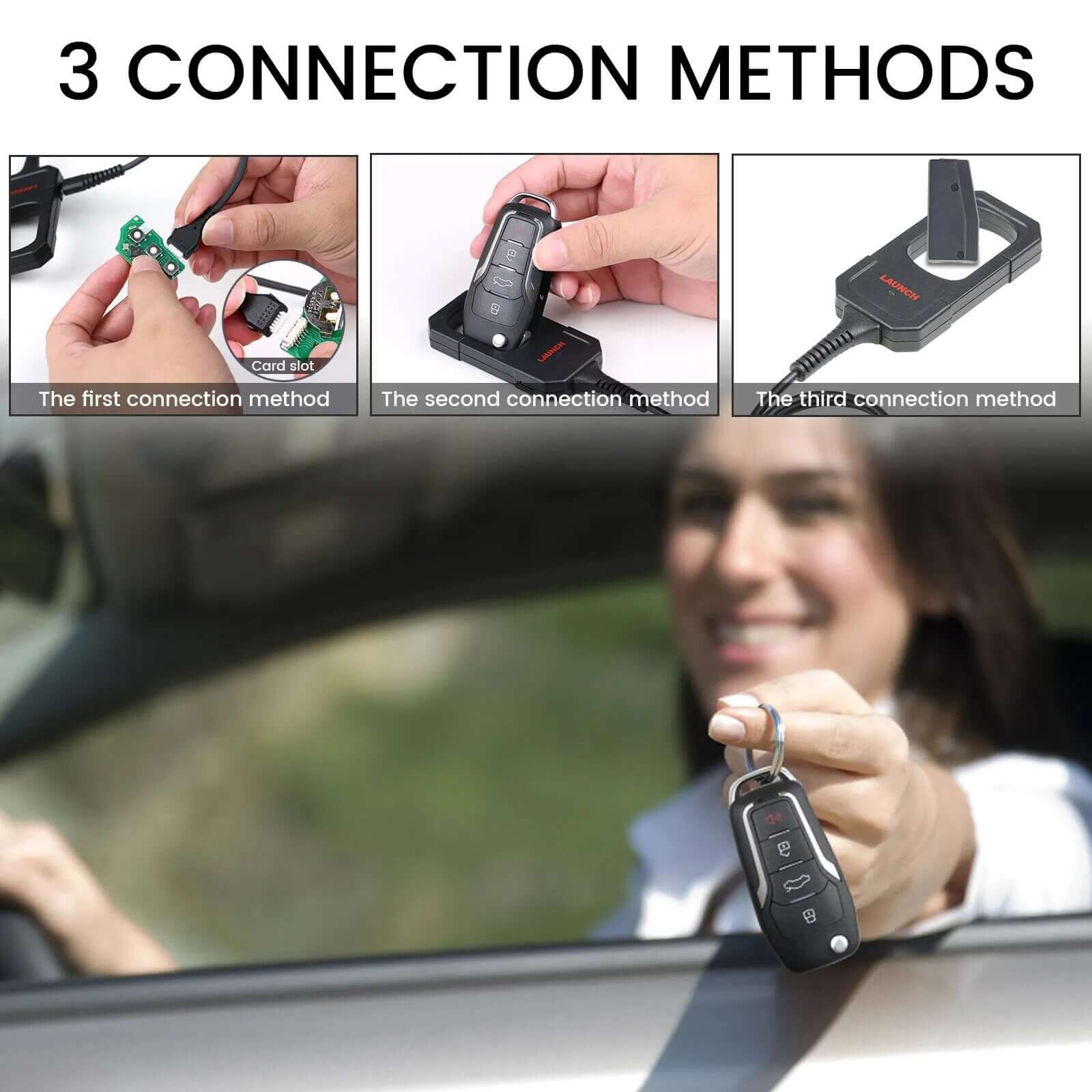 Launch X431 Key Programmer Remote Maker with 4PCS Universal Remote Key and 1PCS Super Chip for X431 IMMO Elte/IMMO Plus/pad V