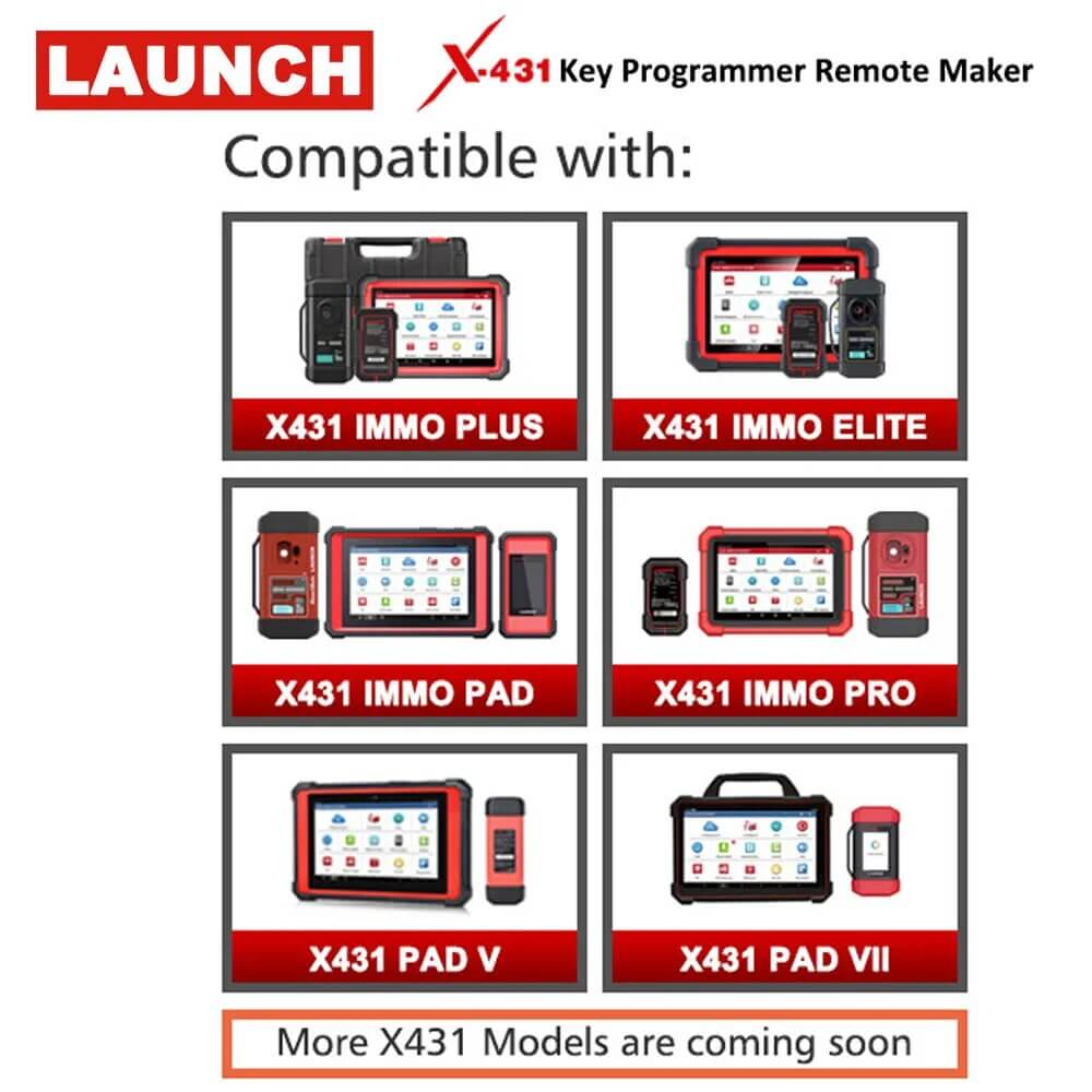 Launch X431 Key Programmer Remote Maker with 4PCS Universal Remote Key and 1PCS Super Chip for X431 IMMO Elte/IMMO Plus/pad V