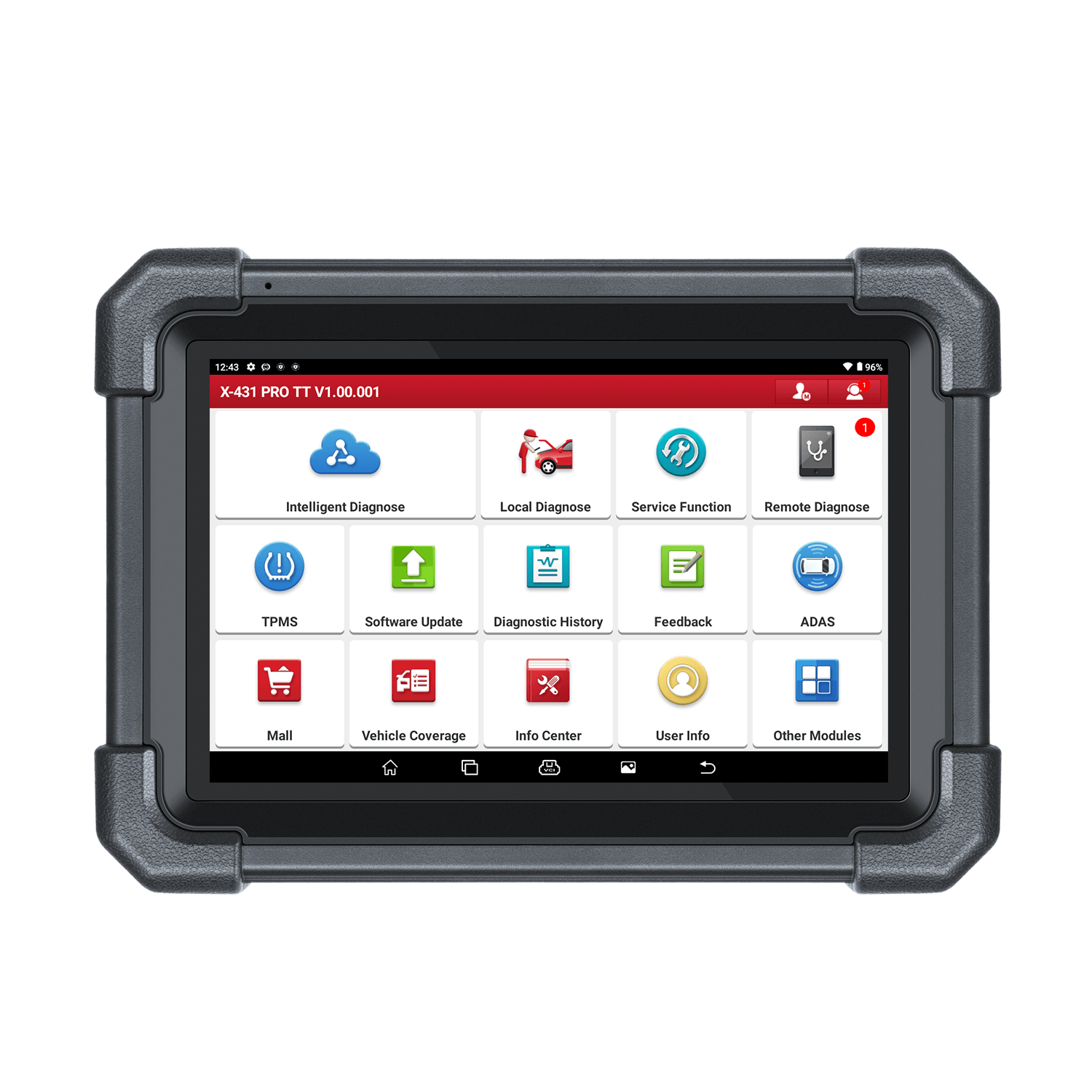 LAUNCH® X431 PRO TT Bidirectional Scan Tool with DBSCar VII Connector,37+ Reset for All Cars,ECU Online Coding,CANFD Key IMMO,