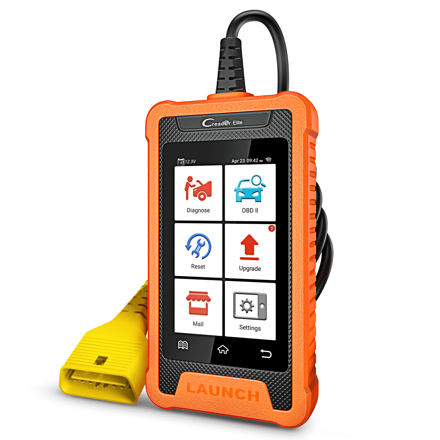 LAUNCH X431 Creader Elite For Land Rover Car OBD2 Scanner Bi directional Diagnostic Tool ALL System Code Reader(Support Land Rover, Jaguar)