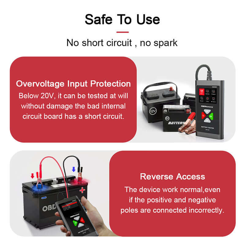 KINGBOLEN® BM580 6V 12V Auto Battery Tester