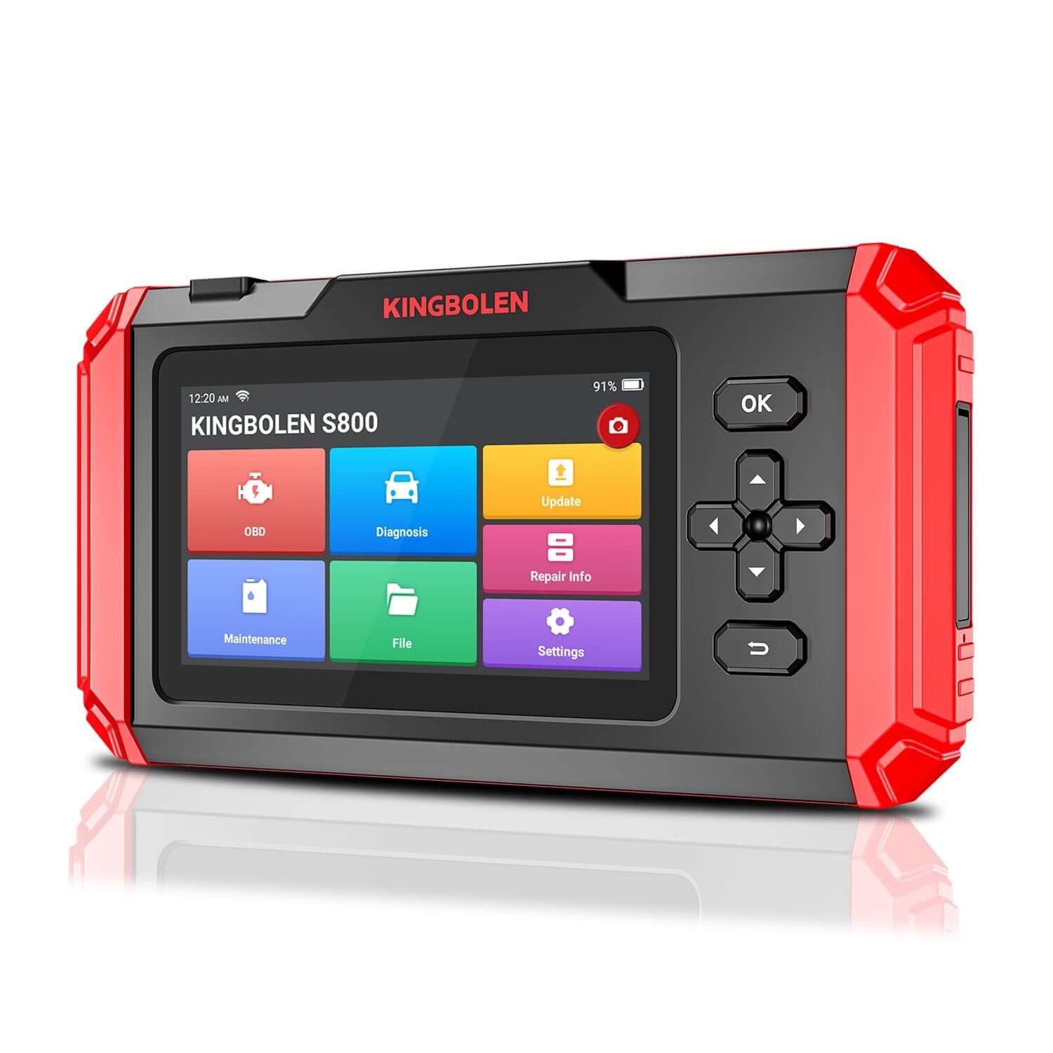 KINGBOLEN® S500 S600 S800 4 Systems OBD2 Scanner with Reset Functions S800 15 Reset Service