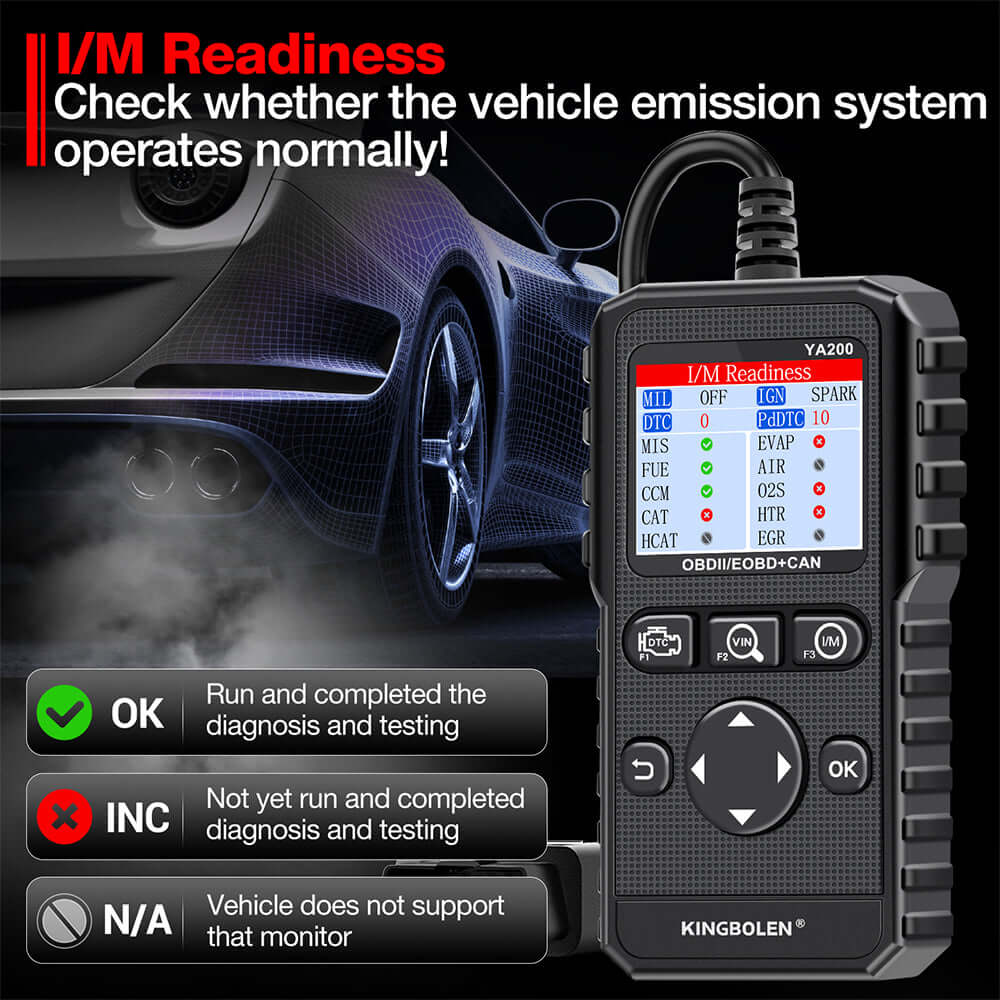 KINGBOLEN® YA200 OBD2 Scanner Auto Code Reader