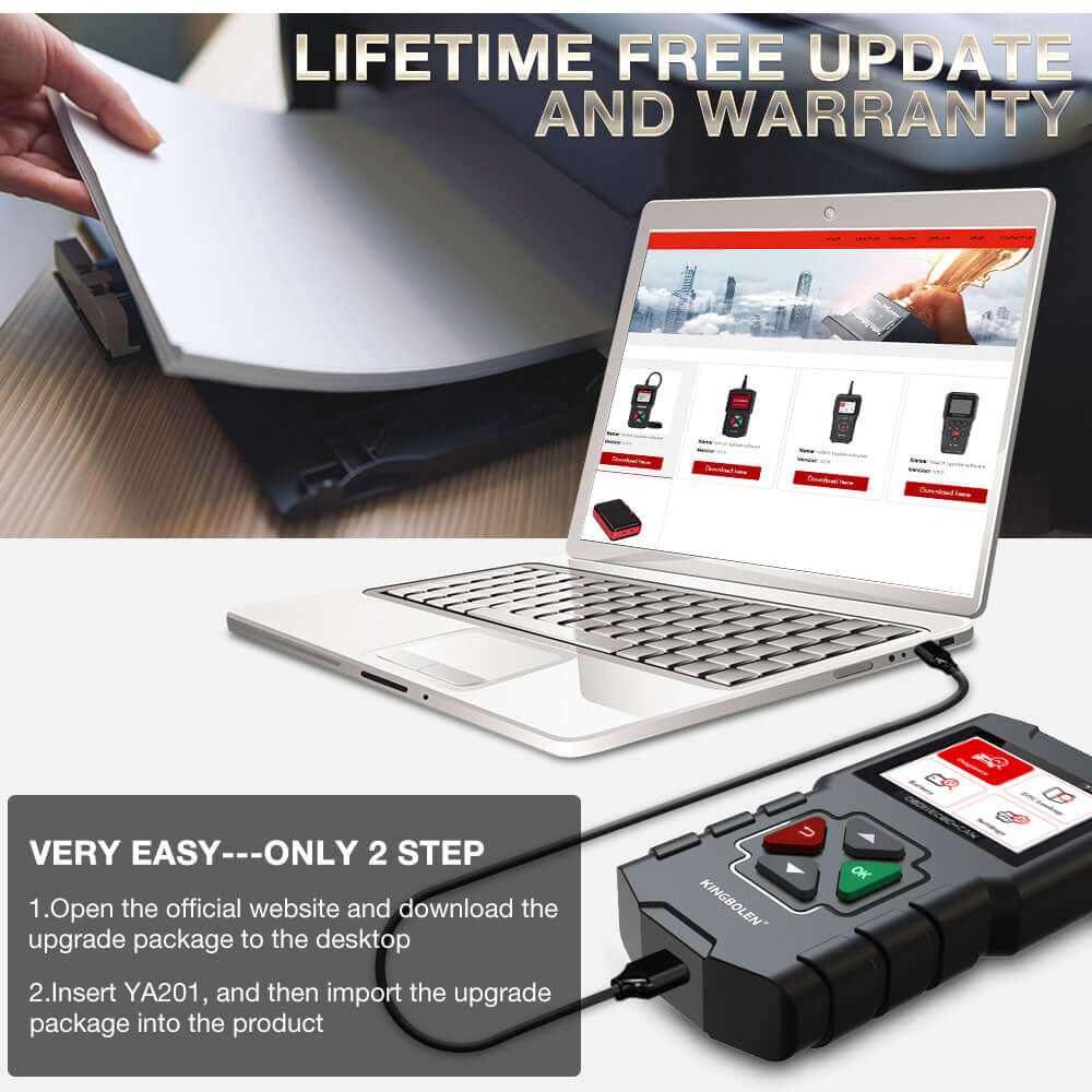 KINGBOLEN® YA201 OBD2 Scanner For Checking Engine Light