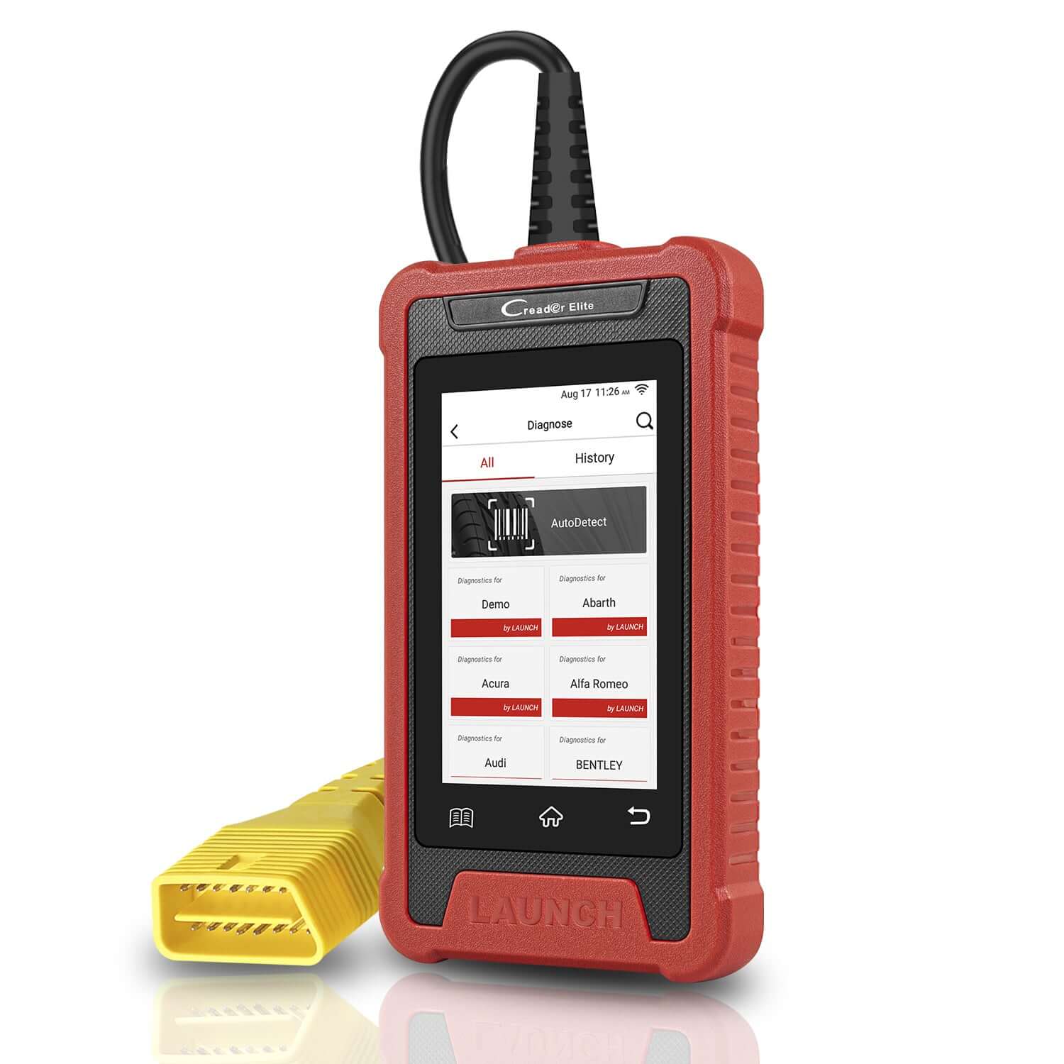 LAUNCH® Creader Elite 200/202/205 ABS and SRS OBD2 Scanner CRE205