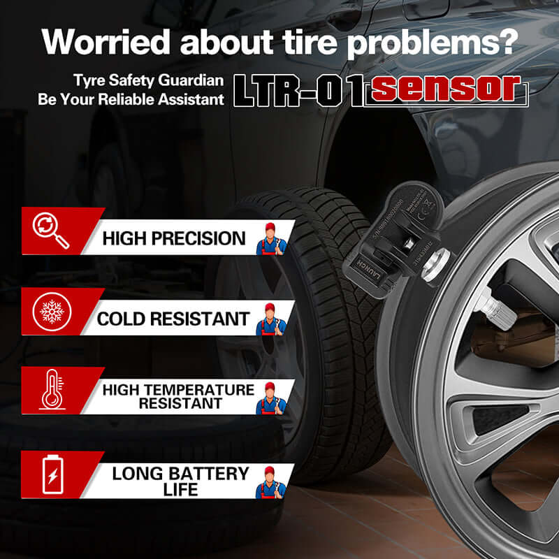 LAUNCH® X431 RF-Sensor 315MHz 433MHz TPMS Sensor