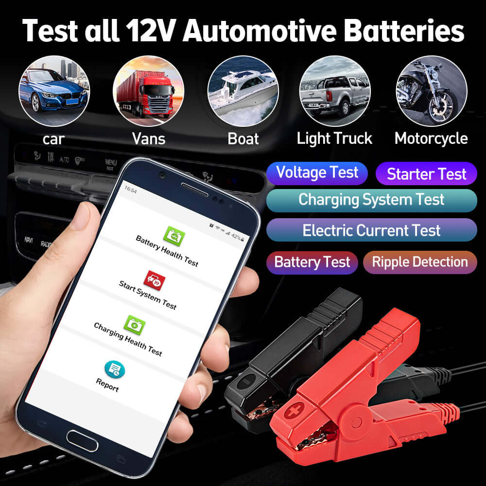 LAUNCH® BST360 6V and 12V Bluetooth Battery Tester