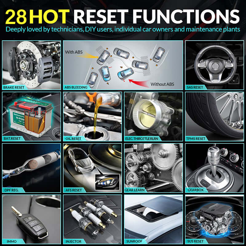 LAUNCH® CRP909E All Systems OBD2 Sanner with 28 Reset Functions