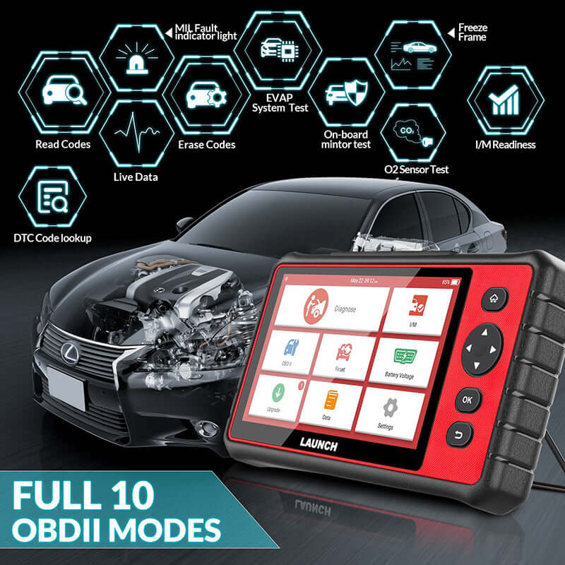 LAUNCH® CRP909E All Systems OBD2 Sanner with 28 Reset Functions