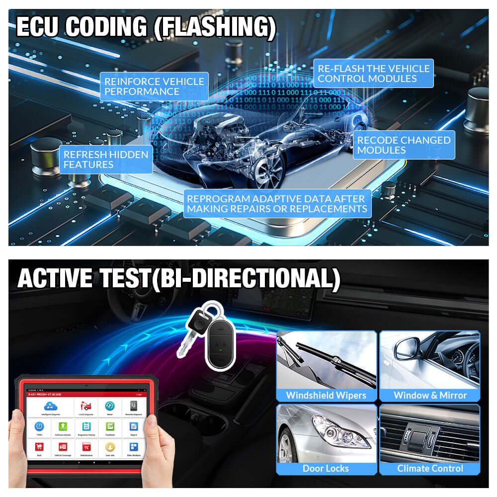 LAUNCH® X431 PRO3S+(v2.0) with HDIII 12V and 24V Car OBD2 Scanner