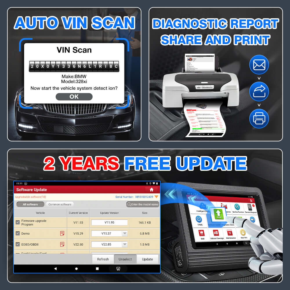 LAUNCH® X431 V Pro 4.0 ECU Coding and Bidirectional OBD2 Scanner