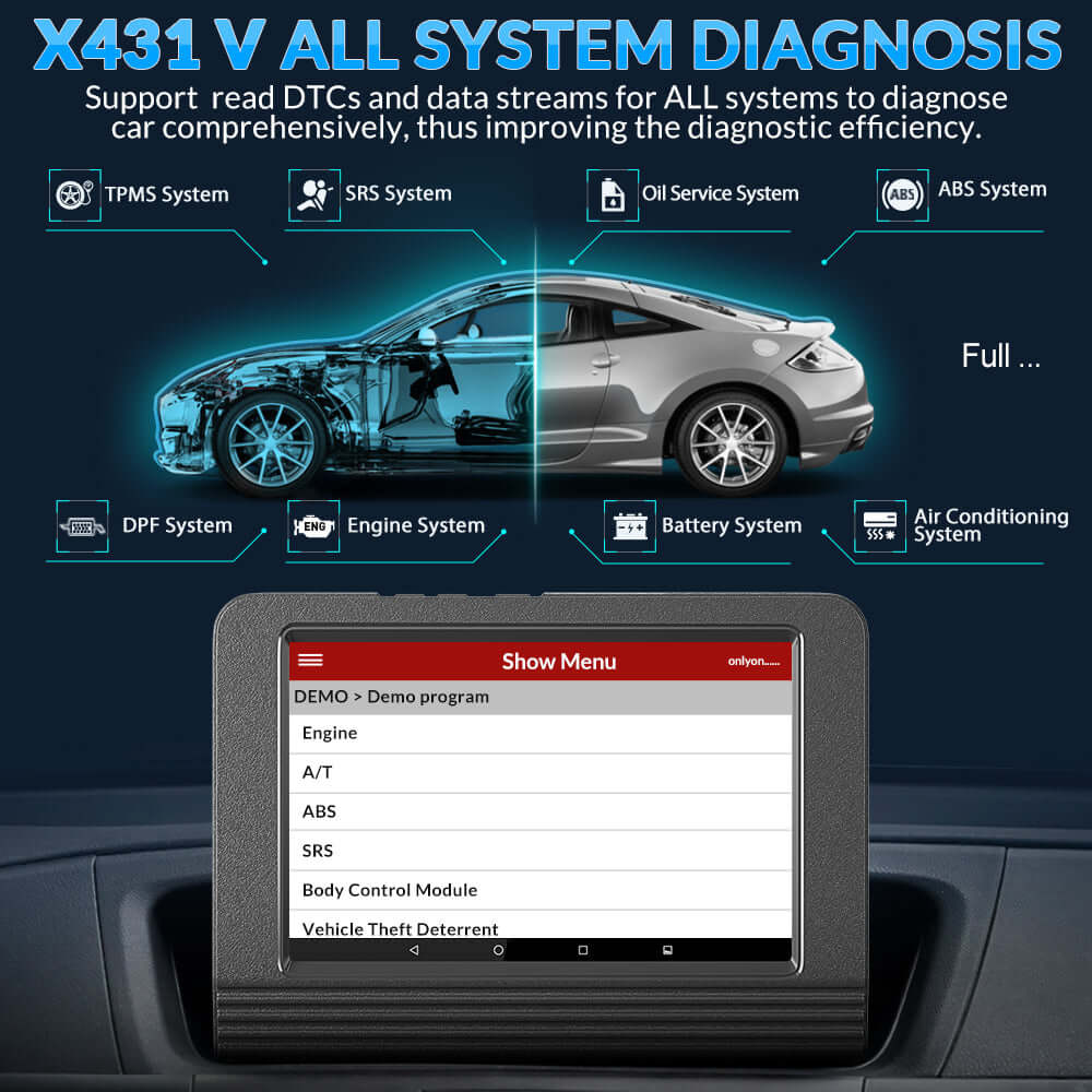 Launch X431 V Pro 3.0 OBD2 scanner bidirectional diagnostic tool