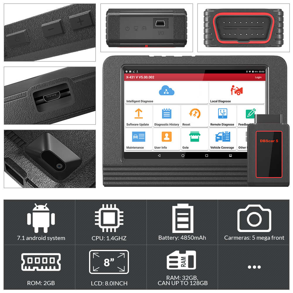 LAUNCH® X431 V PRO 3.0 Car OBD2 Scanner-Clearance Price(Only Ship to USA)