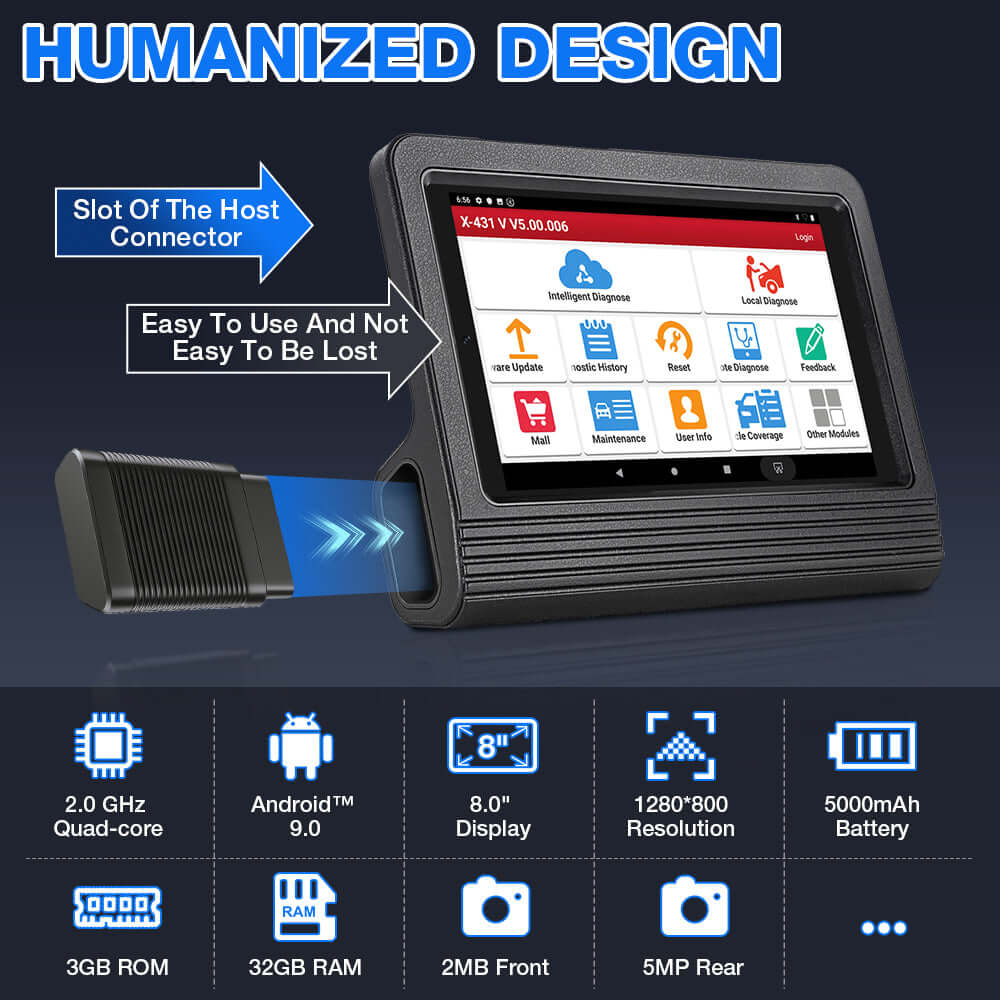 LAUNCH® X431 V Pro 4.0 ECU Coding and Bidirectional OBD2 Scanner