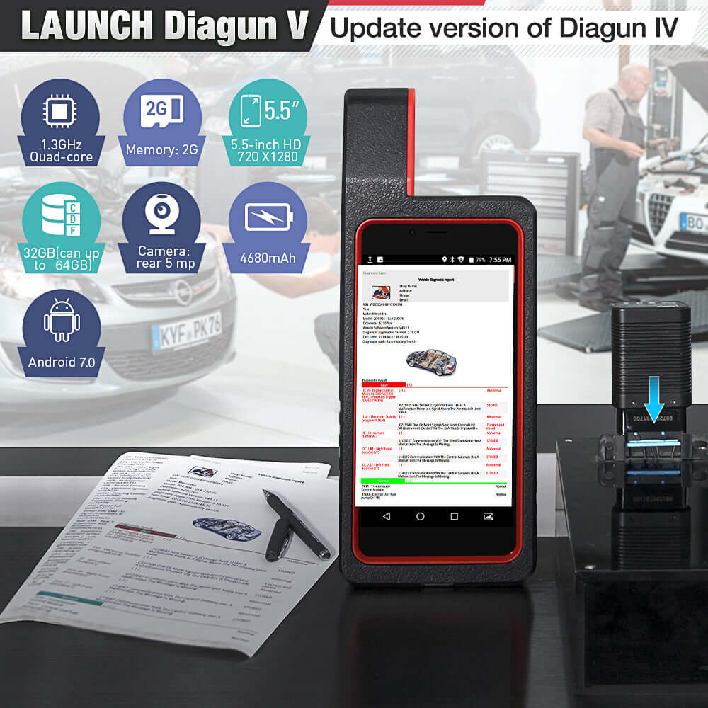 {Better Price Than Amazon} 2025 LAUNCH® X431 Diagun V ECU Coding and Bidirectional Test OBD2 Scanner