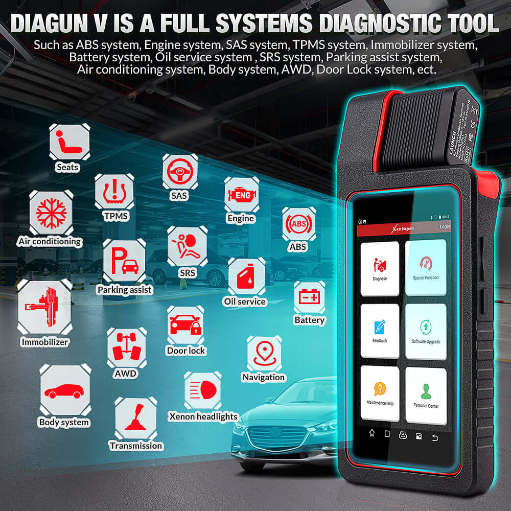 {Better Price Than Amazon} 2025 LAUNCH® X431 Diagun V ECU Coding and Bidirectional Test OBD2 Scanner