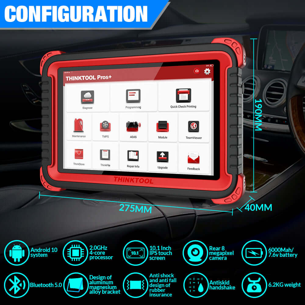 THINKCAR® Thinktool Pros+ ECU Online Programming OBD2 Scanner(ONLY SHIP TO US)
