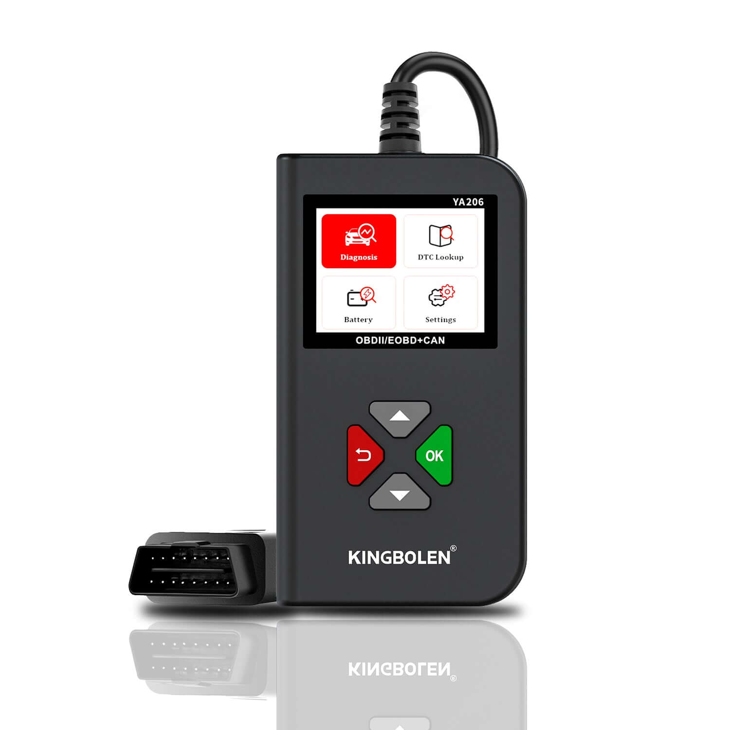 KINGBOLEN® YA206 OBD2 Scanner and Code Reader(ONLY ship to USA)